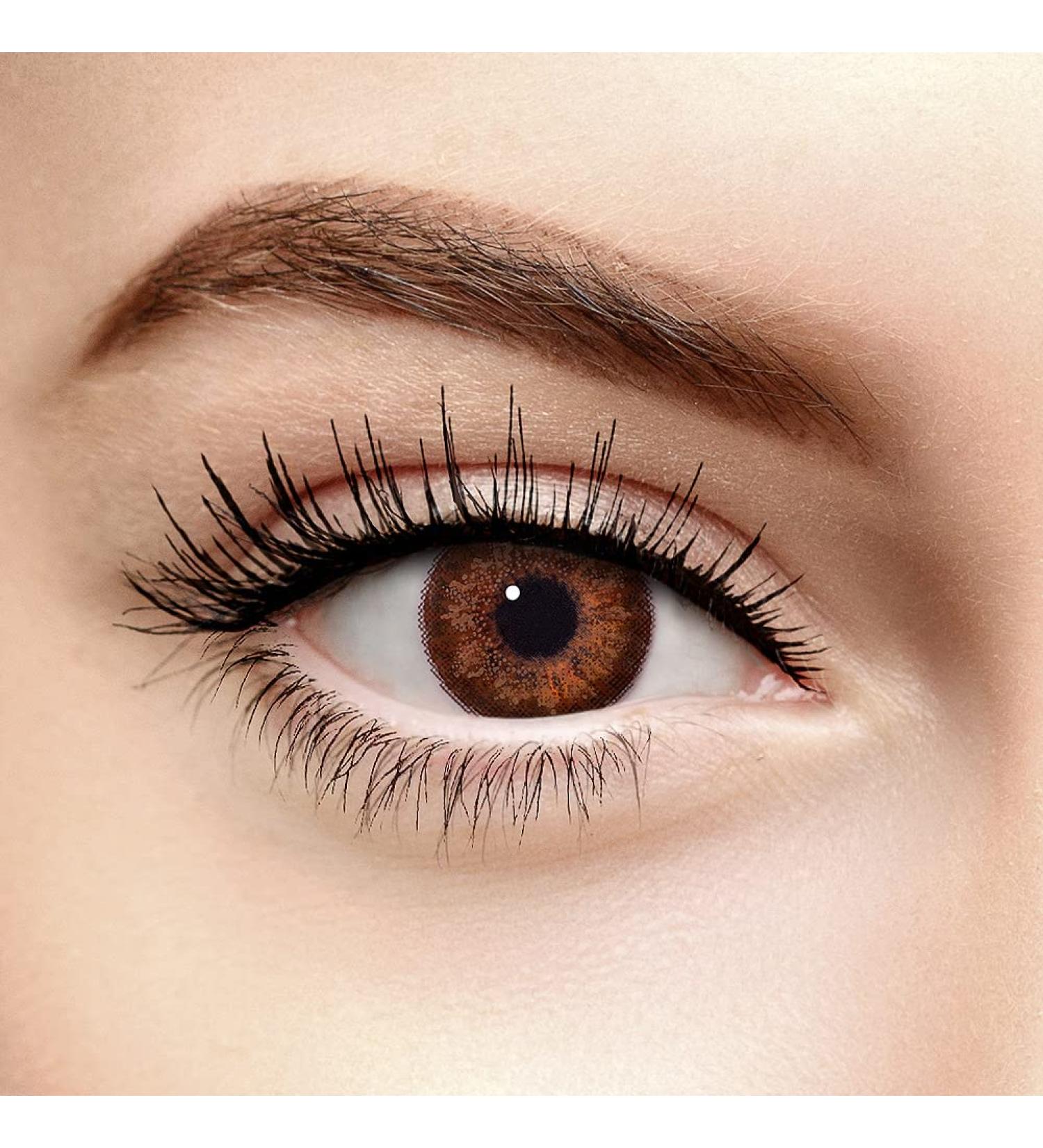 Chromaview 3 Tone Colored Contact Lenses - Non-Prescription Brown (30 Days) | International Shipping - Buy Online on GoSupps.com