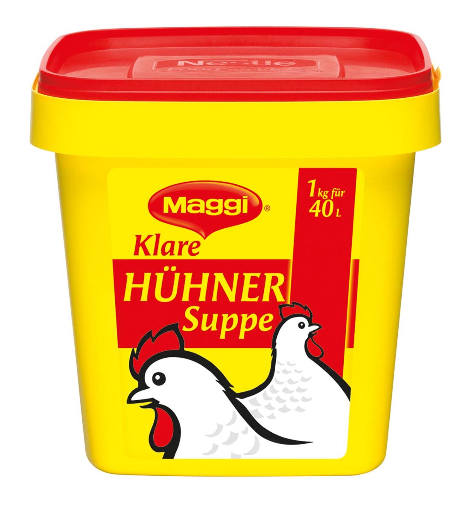 Maggi Clear Chicken Soup (instantly soluble) 1 pack (1 x 1kg professional box) 1 kg (1 pack)