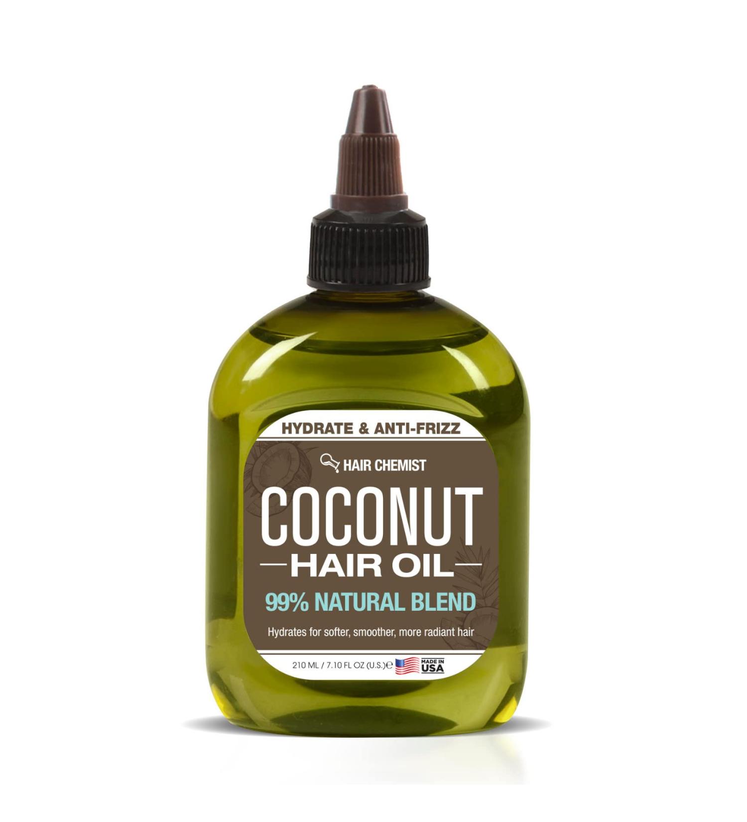 Hair Chemist Coconut Hair Oil 7.1 oz - 99% Natural Formula - Buy Online on GoSupps.com