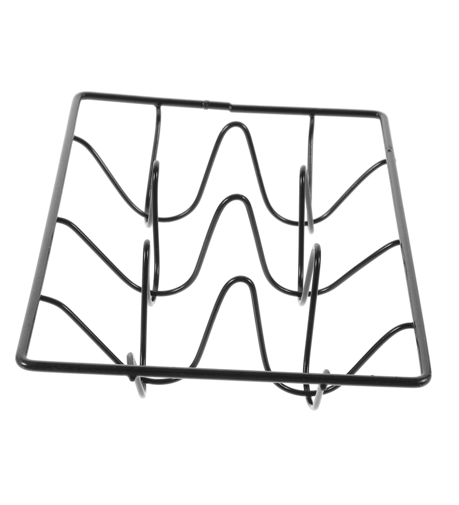 Ciieeo Egg Holder Dispenser Egg Tray Kickstand Egg Holder for Refrigerator Egg Rack for Refrigerator Storage Basket Household 18.00X12.00X3.50CM Black - Buy Online on GoSupps.com