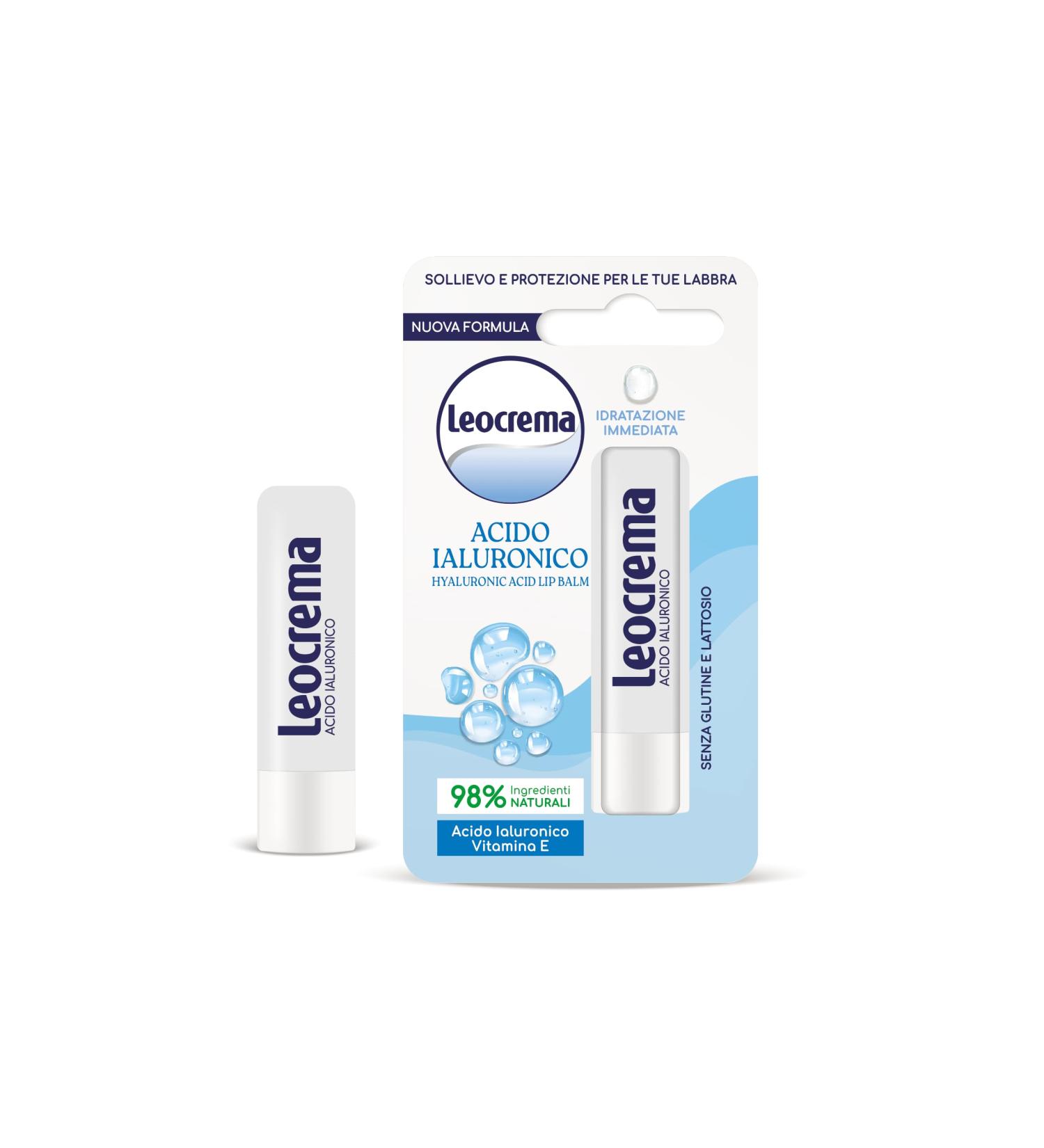 Leocrema Leocrema - Lip Butter with Hyaluronic Acid Lip Balm Soft and Hydrated Lips 5.5 ml