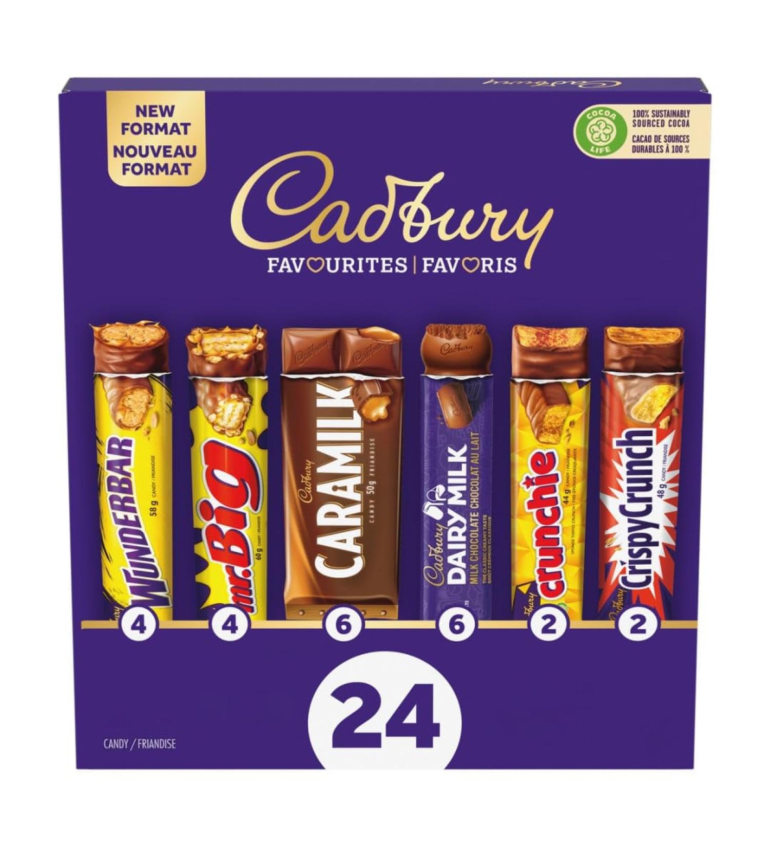 Cadbury Favourites Variety Pack 1.2 kg - Buy Online on GoSupps.com