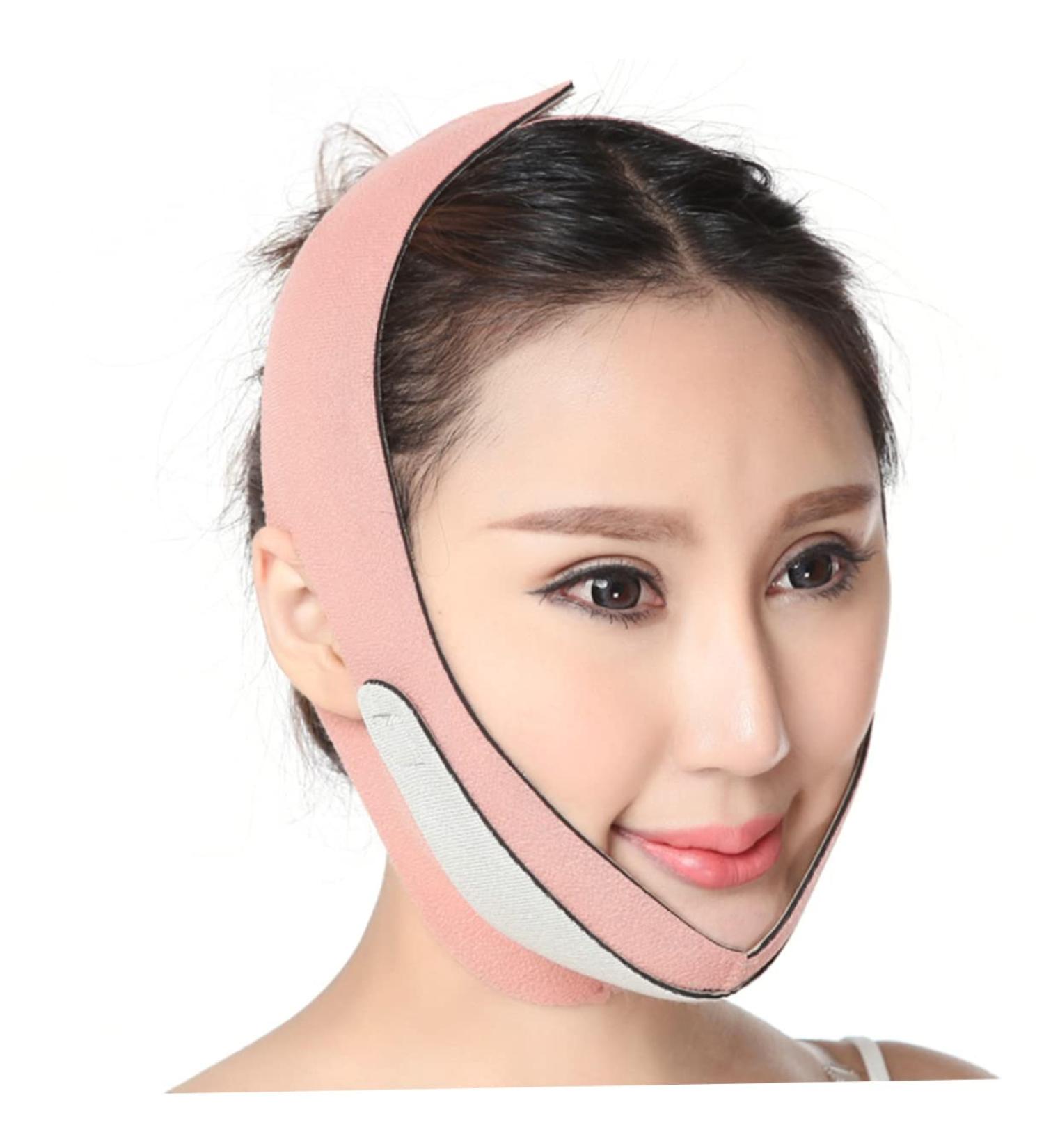 POPETPOP 1pc Chin Straps Thin Strap V Shape Neoprene Material Neck Slim Strap Slimming Belt V Thin -lifting Artifact Chin Lift Facial Pink Tight - Buy Online on GoSupps.com