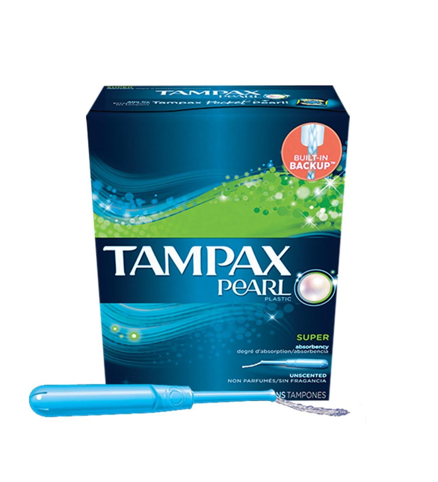 TAMPAX Pearl Super UNSCENTED 18