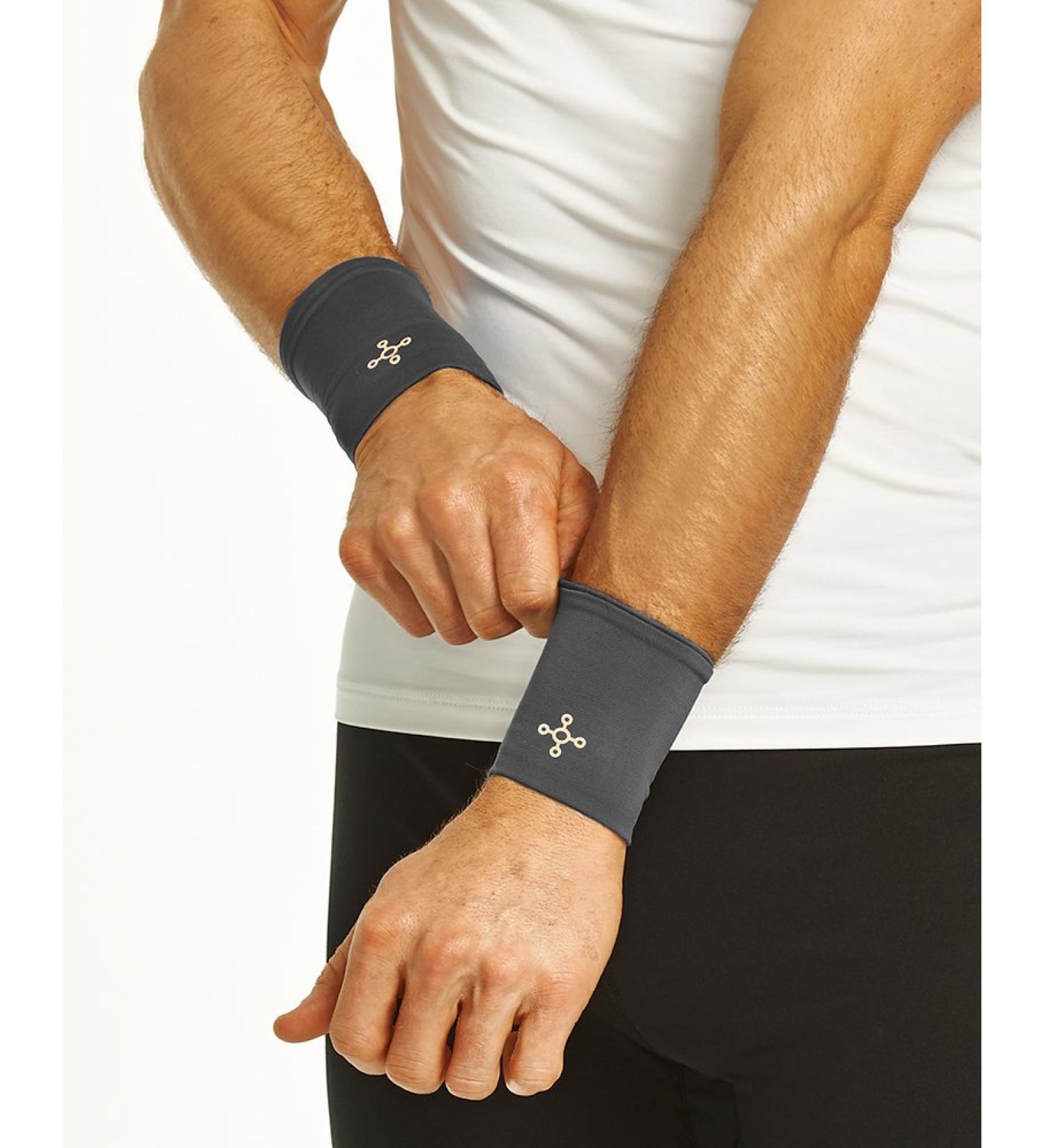 Tommie Copper Men's Recovery Affinity Wrist Sleeve Slate Grey Large