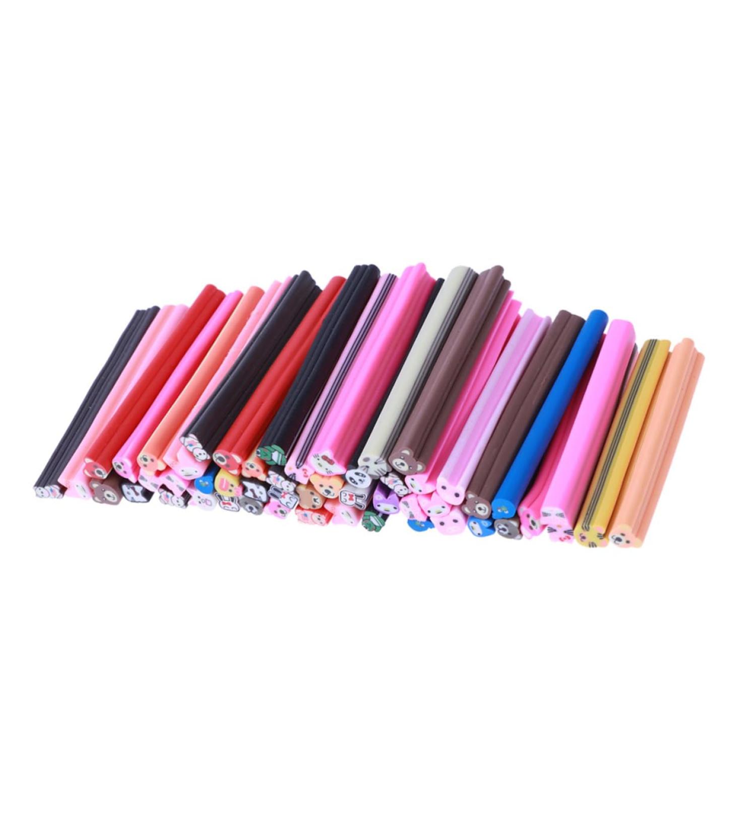 Healeved 50pcs Nail Art Stickers DIY Nail Art Fingertip Nail Rings Sticks Scrapbooks Nailart Manicure Nails Stickers Customizable Spray Talcum Scrapbook Book Decorate 3D Polymer Clay medium As Shown - Buy Online on GoSupps.com
