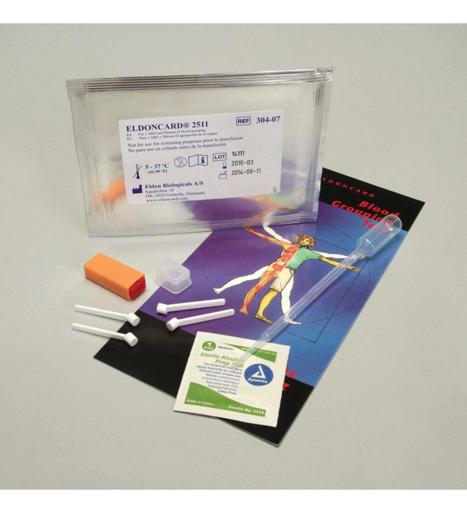 BLOOD TYPING KIT ABO/RH