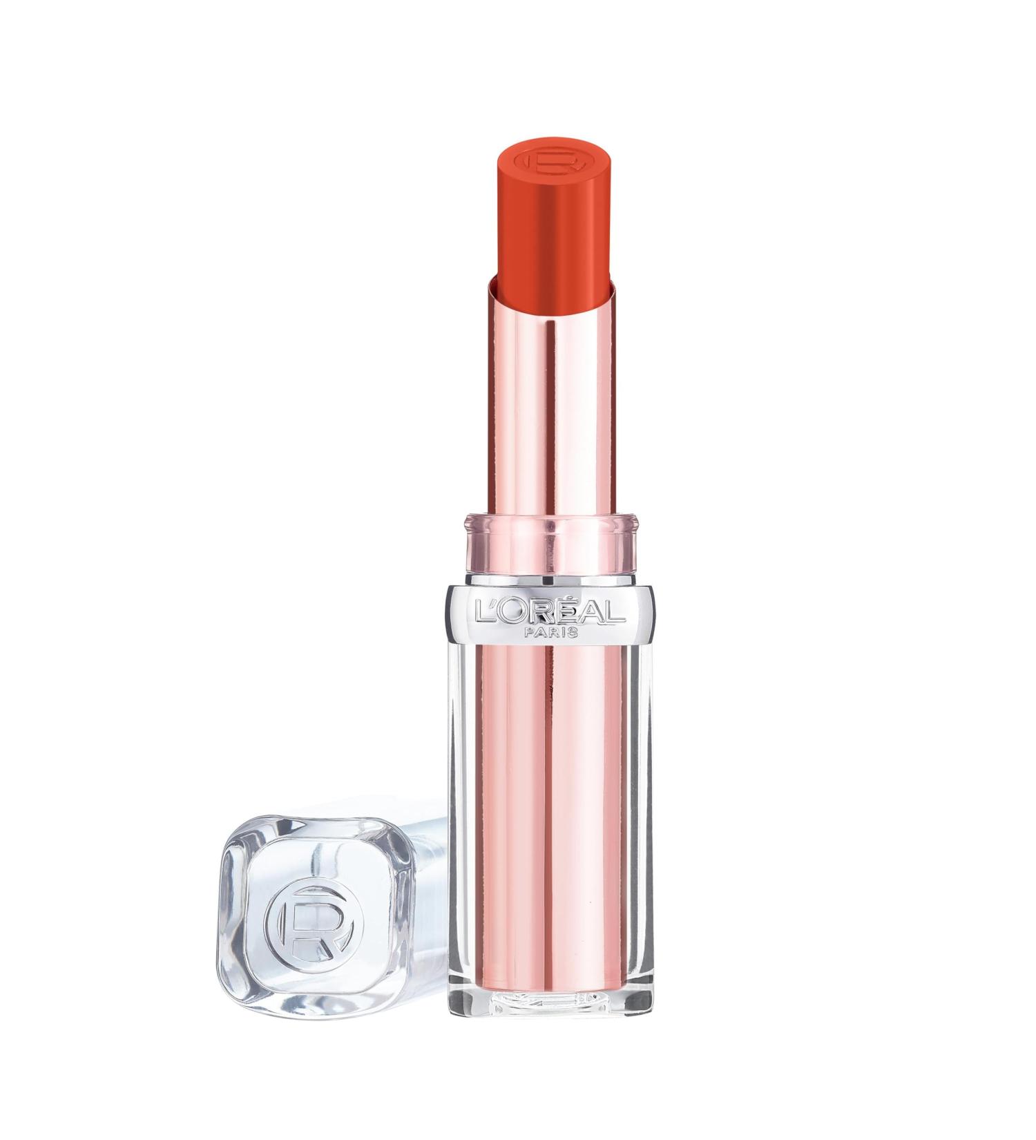 L'Oreal Paris Lipstick Balm-In-Lipstick | Hydrating & Smoothing | Natural-Looking Shine | Glow Paradise 244 Apricot Desire | 3.8g - Buy Online on GoSupps.com