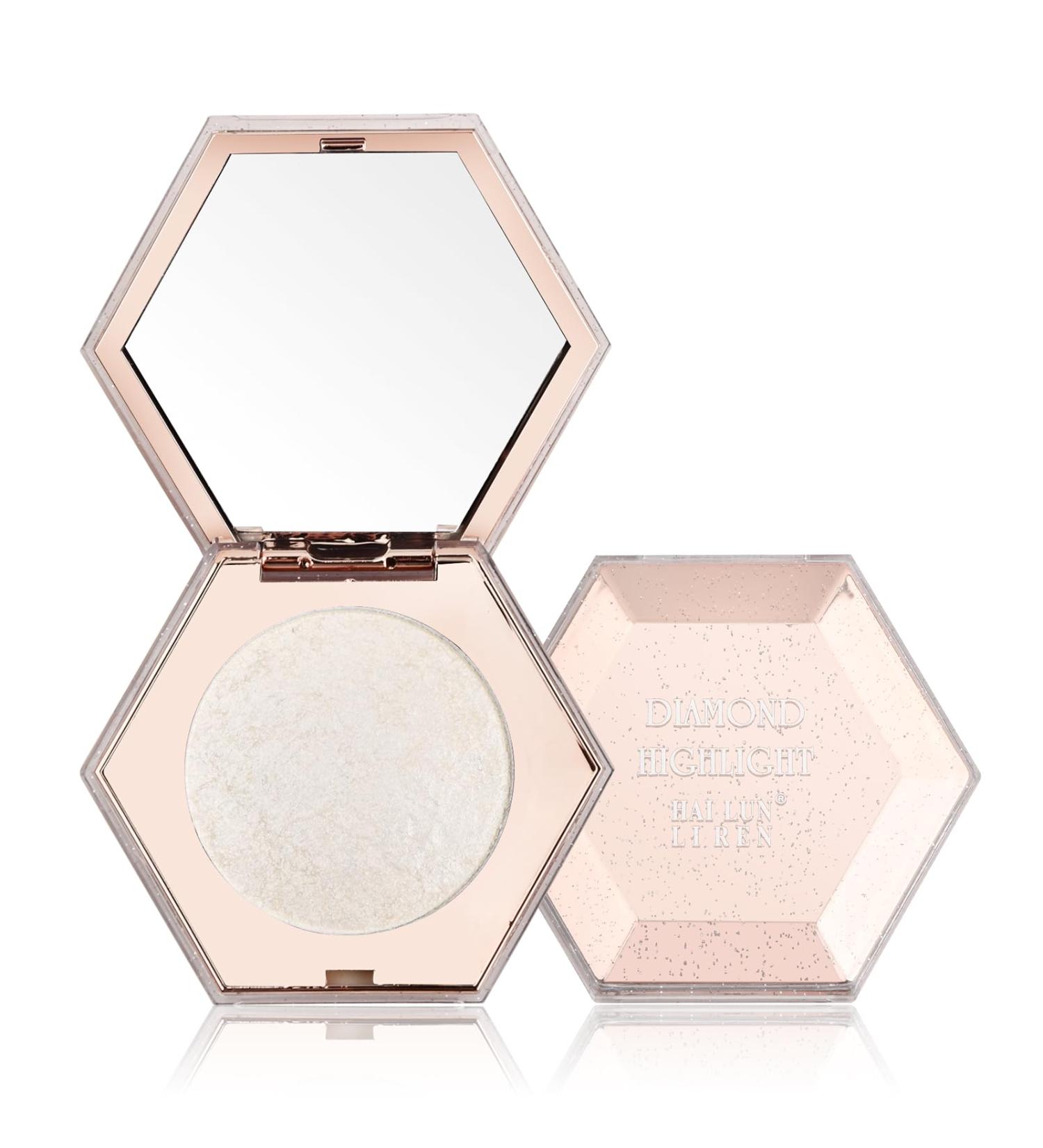  Nivofu Nivofu Highlighter Powder Highlighter Palette Highlighter Bronzer Powder Highly Pigmented 7.5g (01#) - Buy Online on GoSupps.com