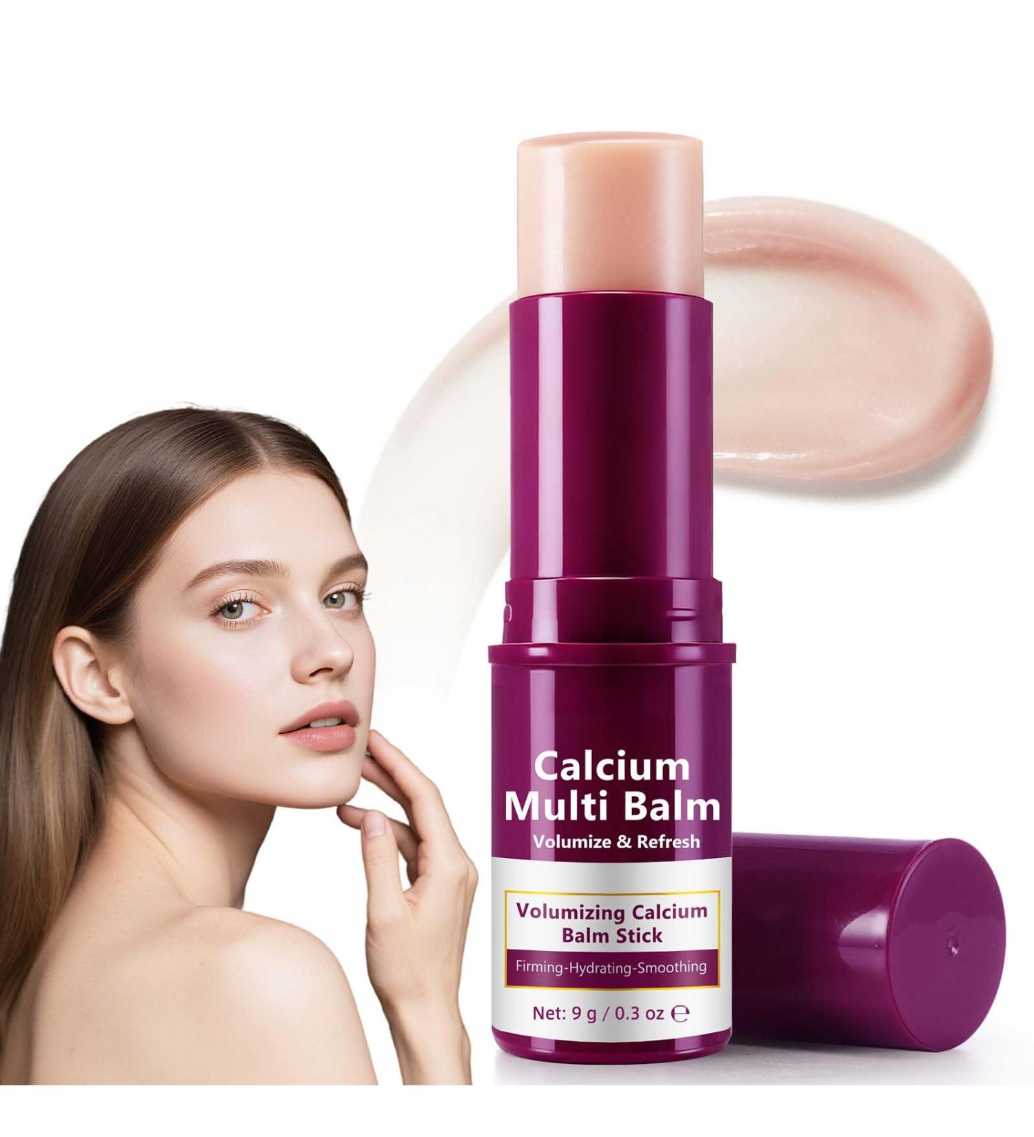 Calcium Multi Balm Stick Calcium Volume Multi Balm Collagen Moisturing Stick nti-Wrinkle Hydrating Lifting Cream for Eyes Face & Neck 9g 0.01 Ounce (Pack of 1) - Buy Online on GoSupps.com