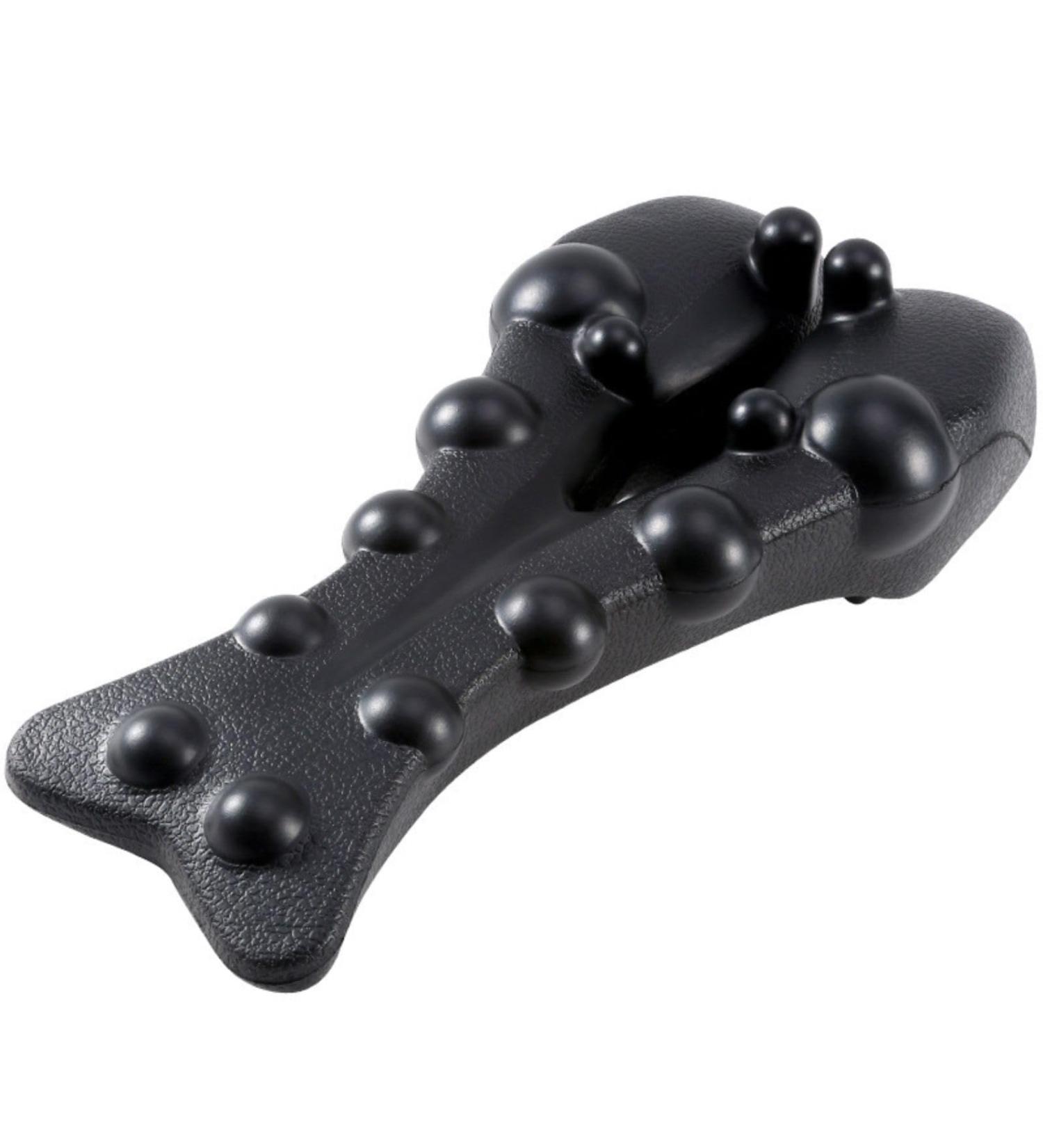 Jiazhouhb Acupressure Massager - Trigger Point Back Extensor & Neck Relief Device | Black & Orange - Buy Online on GoSupps.com