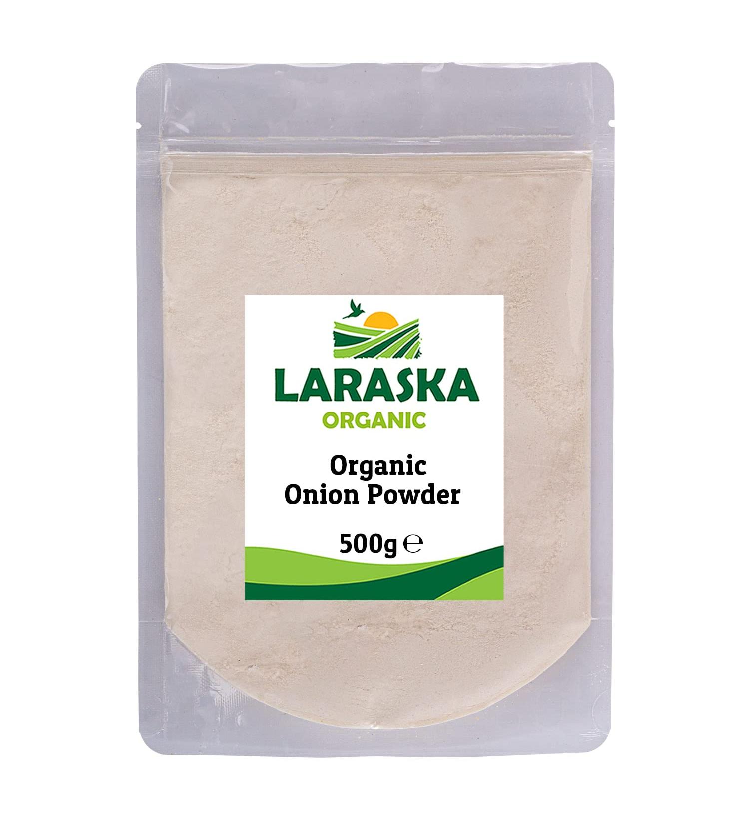 Organic Onion Powder 500g - Ideal for Seasoning Soups, Stews, and Dips | Vegan Certified - Buy Online on GoSupps.com