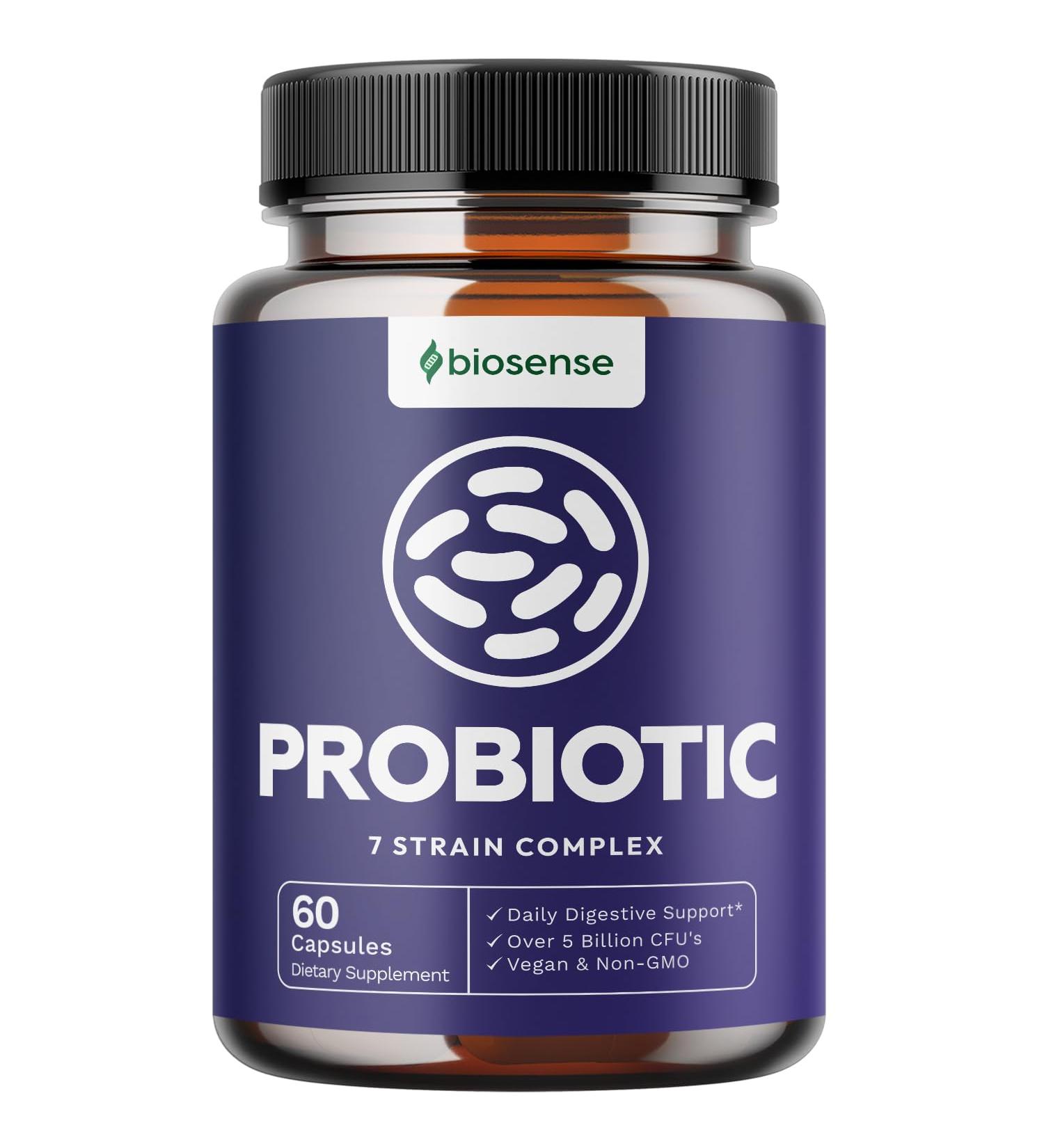 Probiotics and Prebiotics Gut Health Supplements - Advanced Acidophilus Probiotic Supplement for Upset Stomach Relief pH Balance and Digestive Support - Daily Probiotic Immune Support Supplement - Buy Online on GoSupps.com