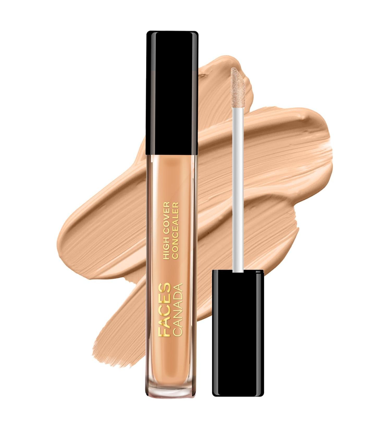 High Cover Concealer - Toffee Love 04 4ml | High Coverage Liquid Concealer | Blends Easily | Natural Finish | Covers Spots Blemishes & Dark Circles | With Shea Butter - Buy Online on GoSupps.com