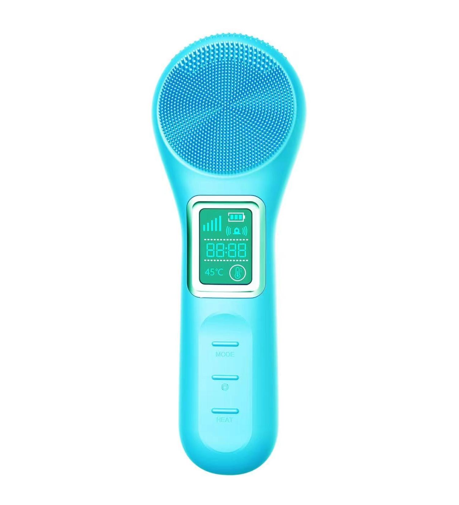 UMICKOO Facial Cleansing Brush Rechargeable IPX7 Waterproof Face Scrubber with 5 Brush Heads Face Spin Brush for Exfoliating Massaging and Deep Cleansing
