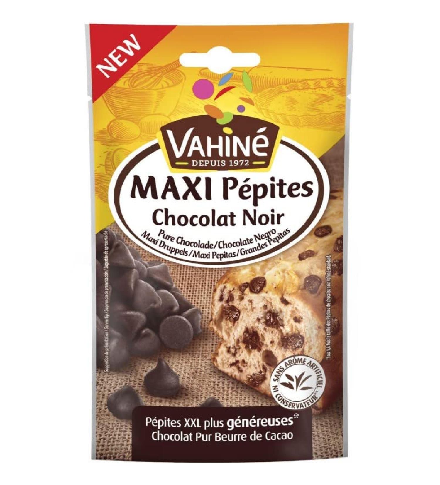 VAHIN MAXI P PITES CHOCOLAT NOIR 100G VAHINE LOT DE 4 - Buy Online on GoSupps.com