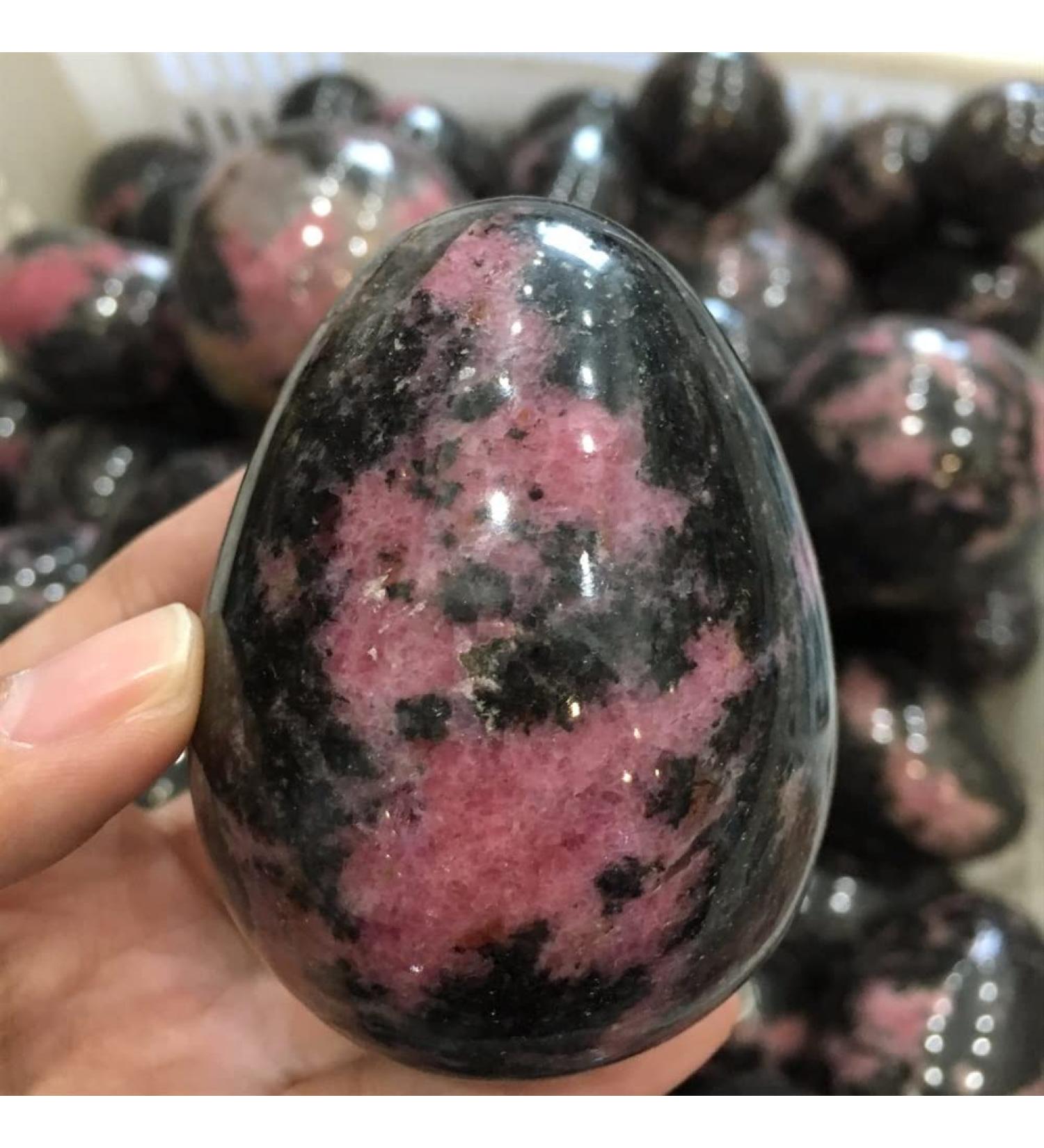 Crystal 300-310g Natural Plum Blossom Tourmaline Tumble Stone Palm Crystals Play Stone ningxiao - Buy Online on GoSupps.com