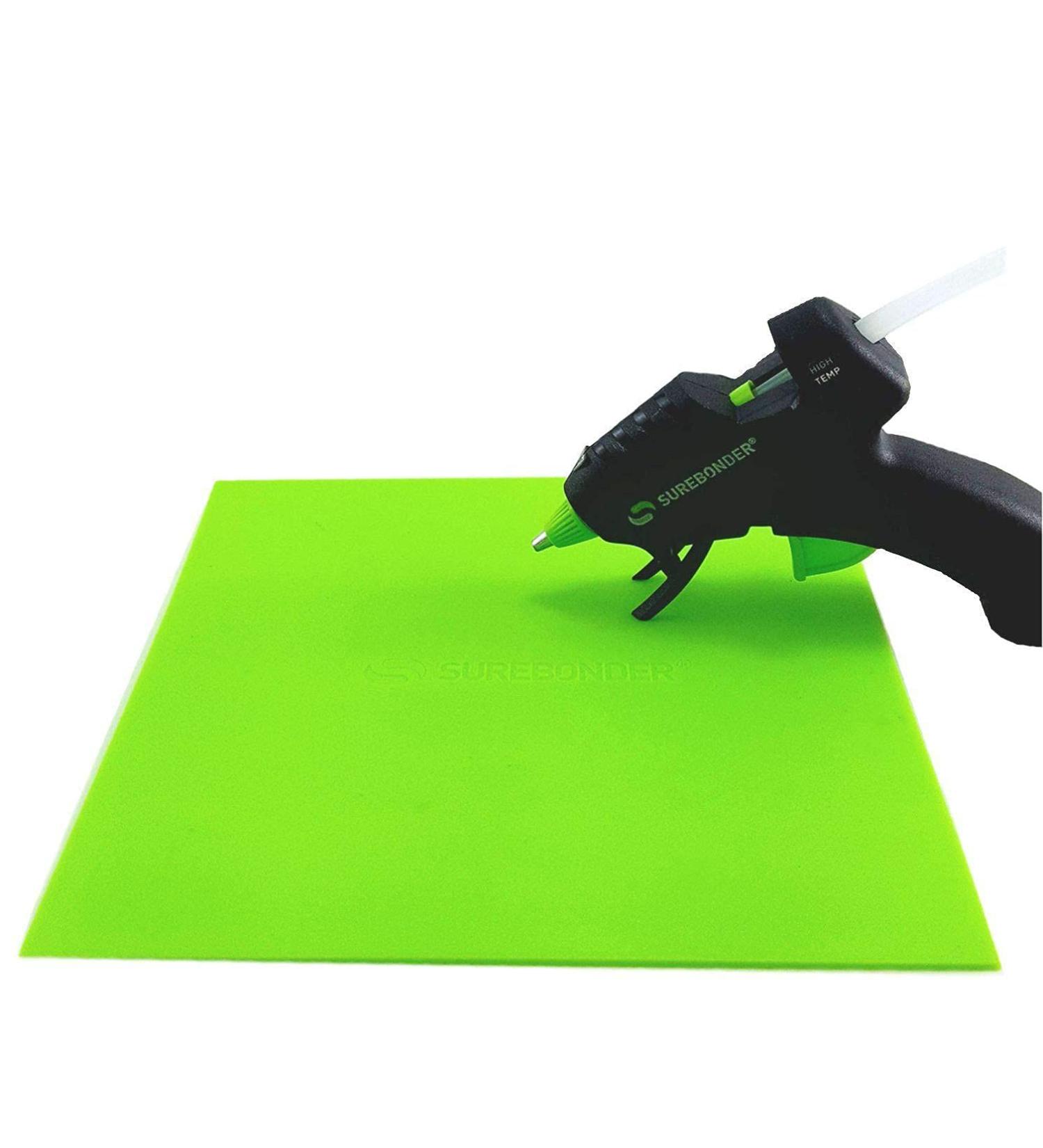 Surebonder Silicone Pad for Hot Glue Gun Projects - Heat Resistant & Flexible Surface for Easy Cleanup - Ideal for Tracing - Size 8 x 8 - Buy Online on GoSupps.com