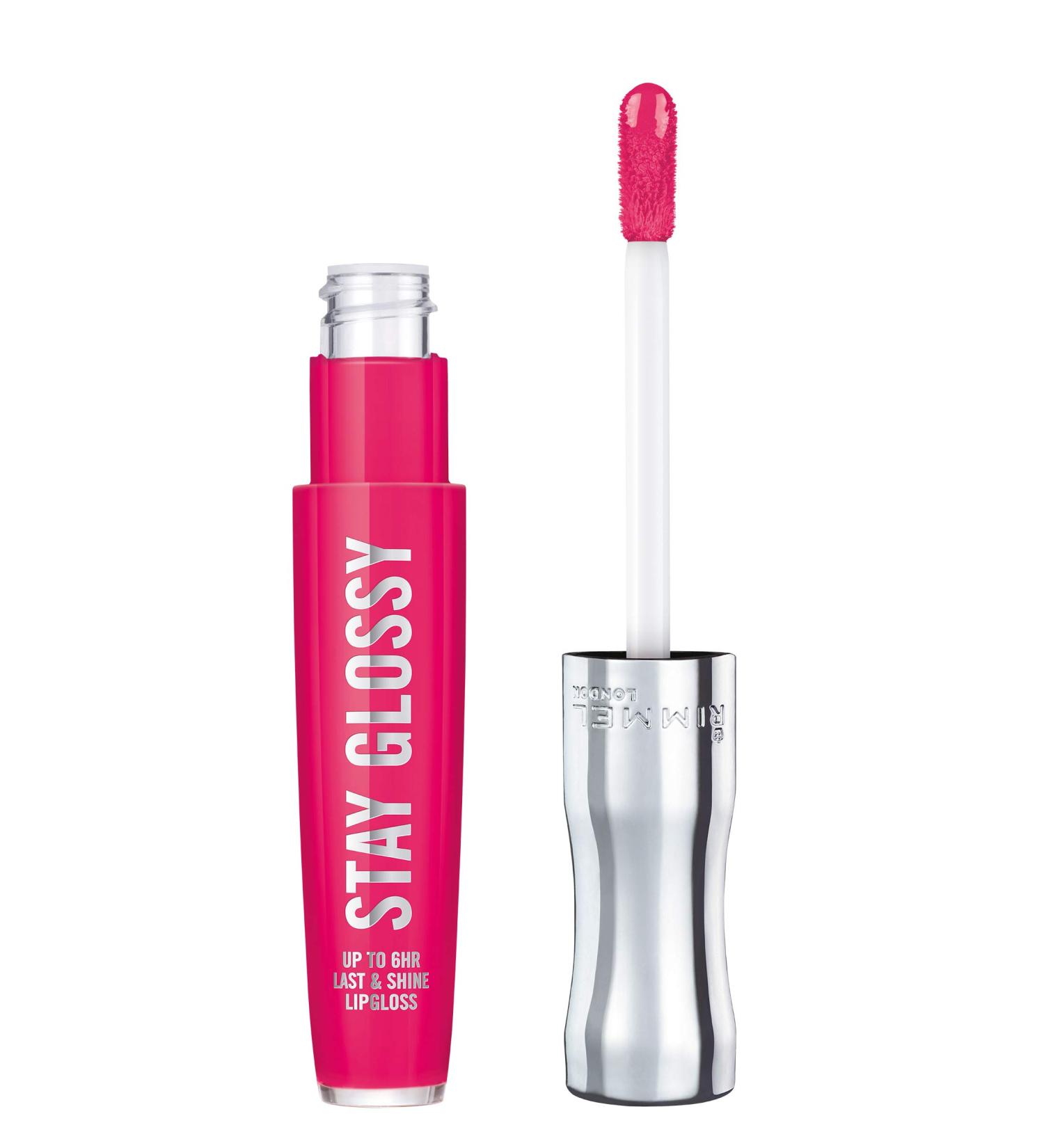 Rimmel Stay Glossy 6HR Lip Gloss - The Future is Pink 0.18 Fl Oz (Pack of 1) - Buy Online on GoSupps.com