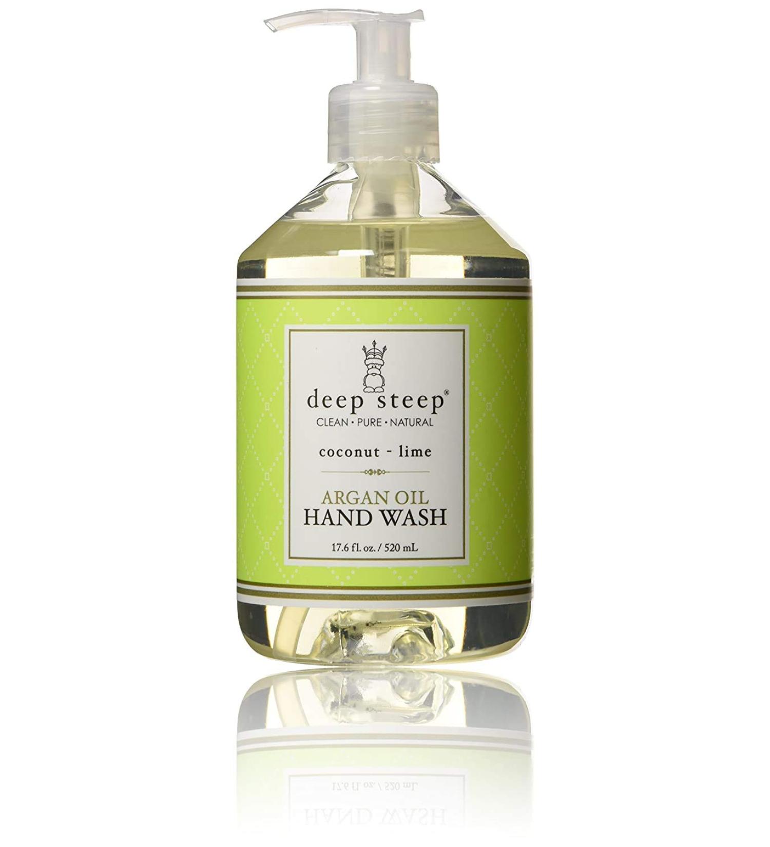 Deep Steep Argan Oil Hand Wash - Coconut Lime - 17.6oz - Buy Online on GoSupps.com
