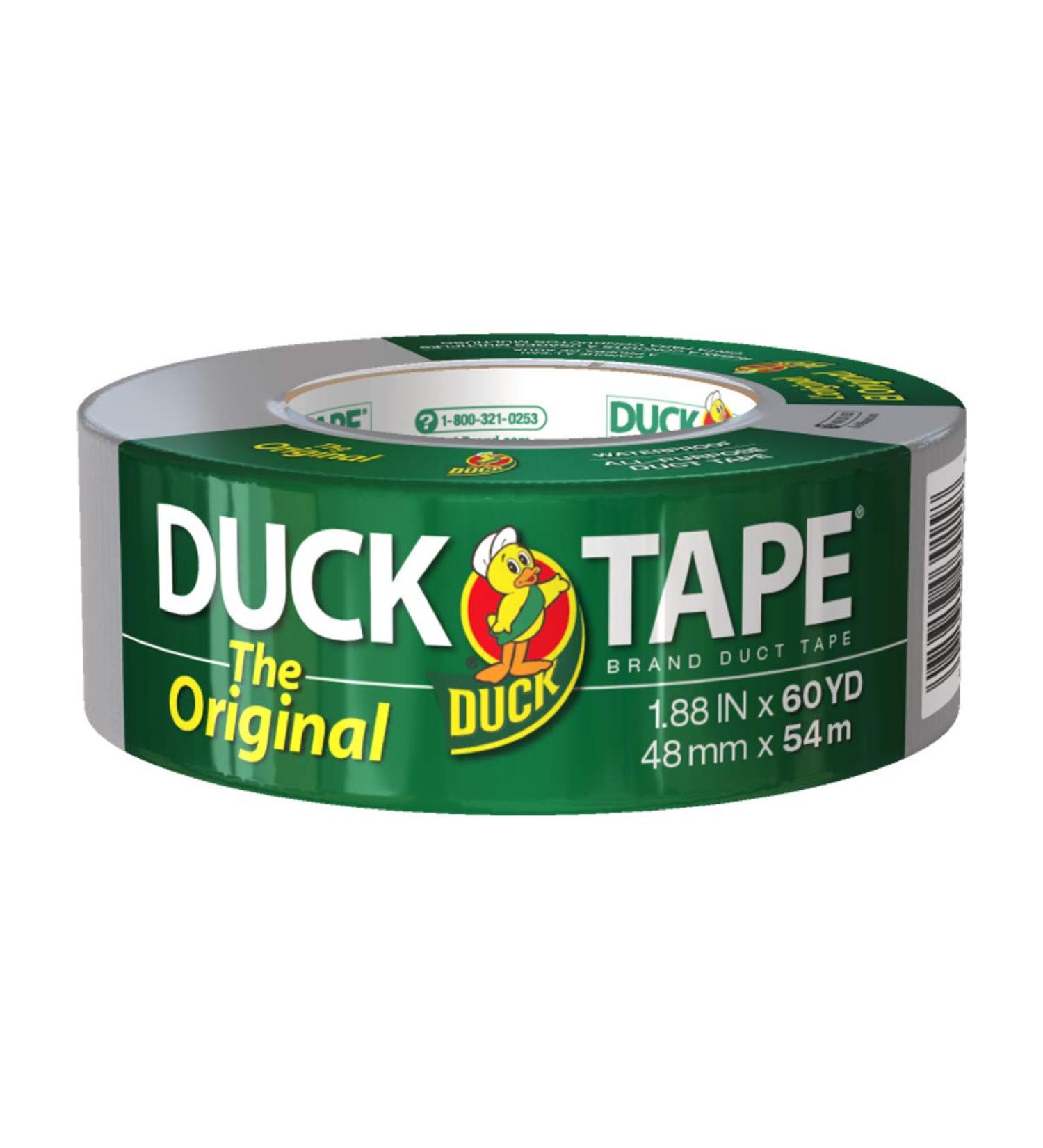 The Original Duck Brand 394475 Duct Tape 1-Pack 1.88 Inch x 60 Yard Silver - Buy Online on GoSupps.com