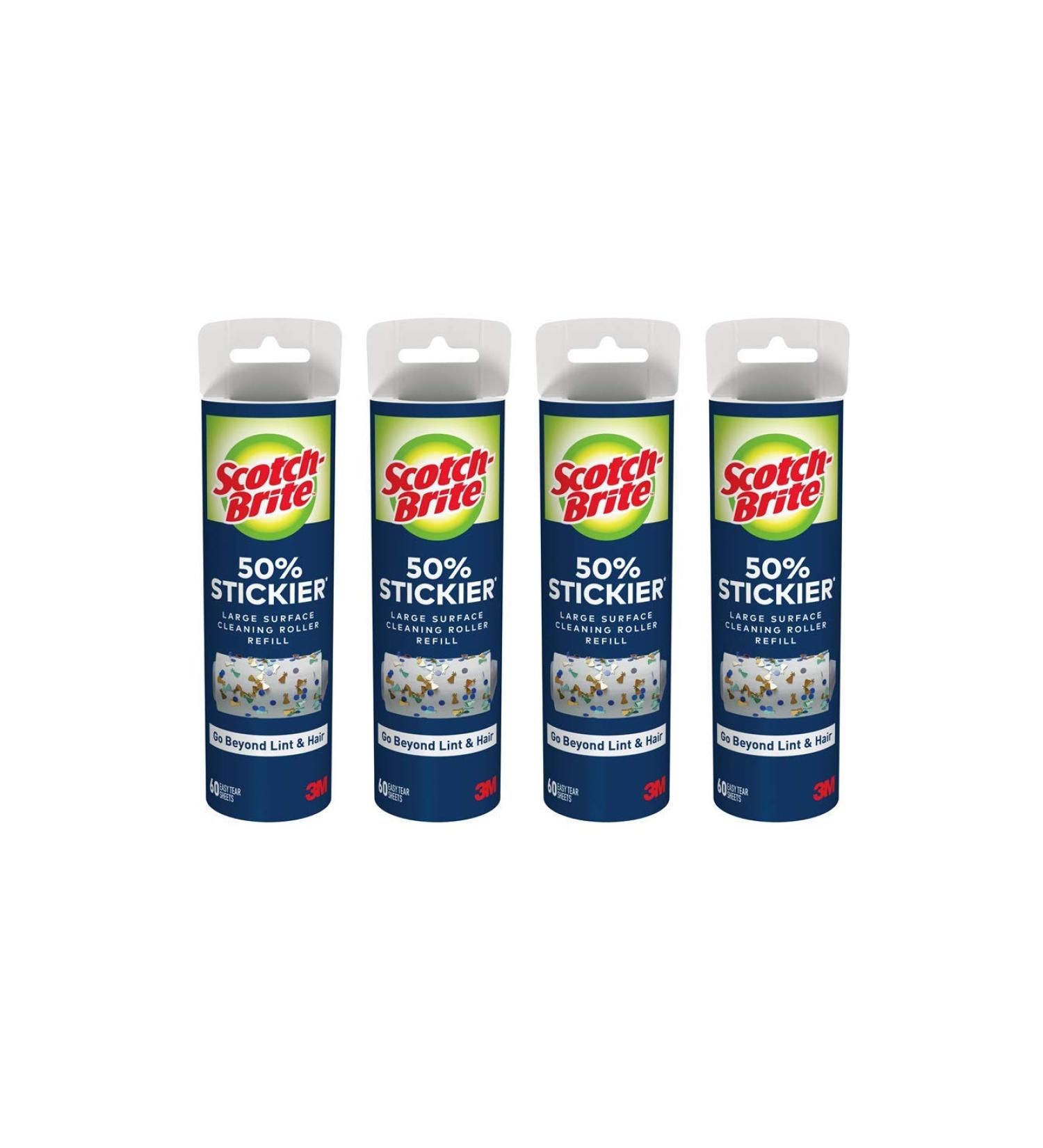 Lint Roller Refills - 120 Sheets (Pack of 4) - Pet Hair and Fur Remover for Clothing and Upholstery - Buy Online on GoSupps.com