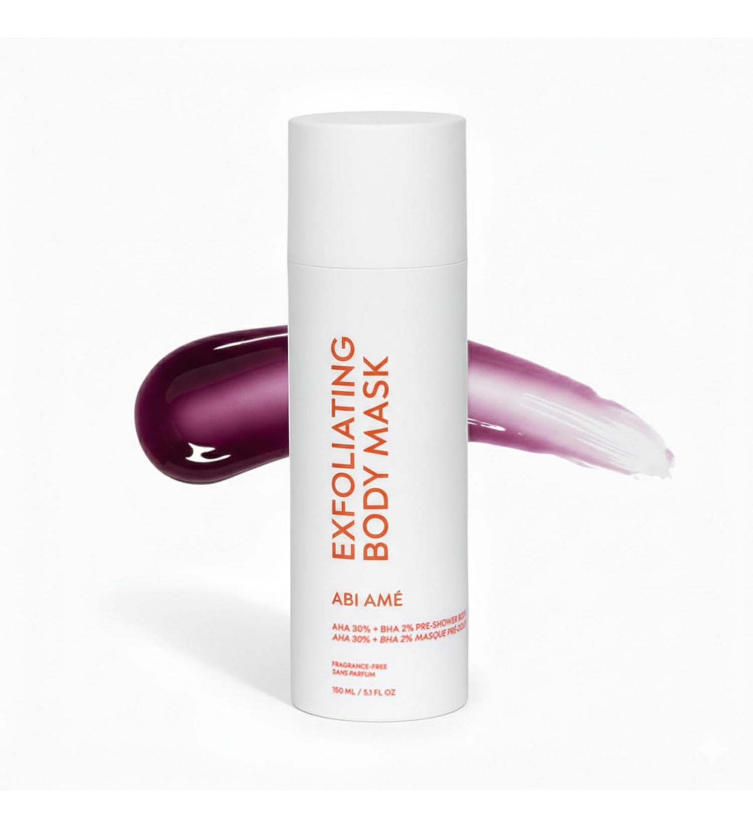 Chemical Body Exfoliator with 30% AHA & 2% BHA Pre-Shower Body Mask for Smooth, Skin, Glycolic Acid & Salicylic Acid Formula, Body Exfoliant for Dead Skin Removal, body scrub alternative 150 ml - Buy Online on GoSupps.com