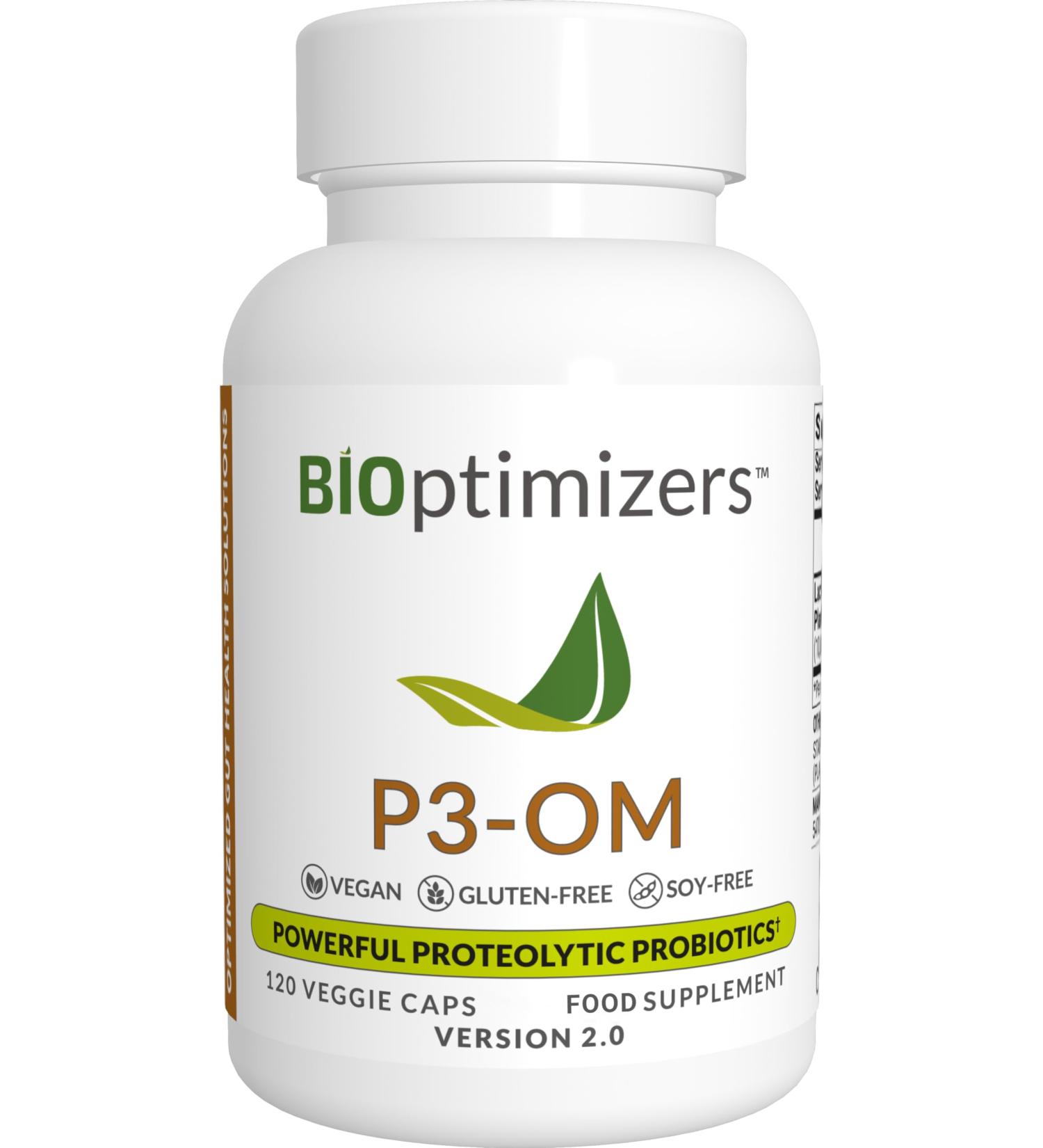 P3-OM Bio-Culture for Women & Men - Patented Formula by Doctor - 120 Capsules - No Cooling Required - Enhance Gut Health - Buy Online on GoSupps.com