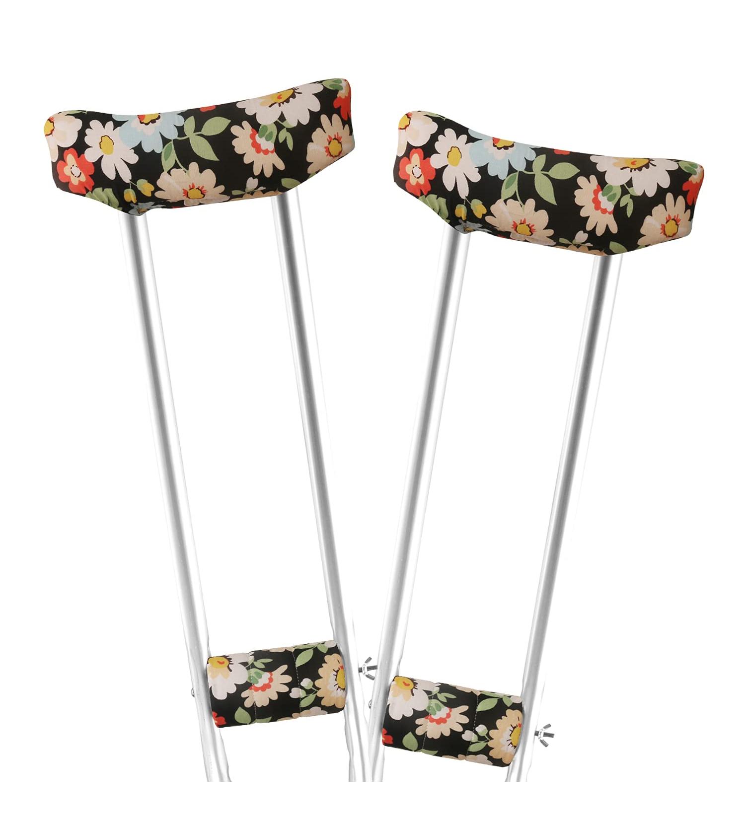 TOMMHANES AMISGUOER Crutch Underarm Pads Crutch Pad Crutch Hand Grip Covers Crutch Cover Washable OneSize (2 Armpit 2 Hand Cushion) (CP04P) - Buy Online on GoSupps.com
