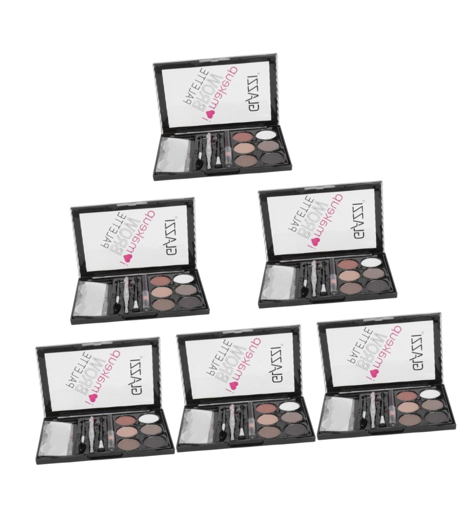 Healvian 6 Sets Eyebrow Powder Set Lit e Long Lasting Eyebrow Powder Eyeow Mp e Eyebrow Powder Tool Abs - Buy Online on GoSupps.com