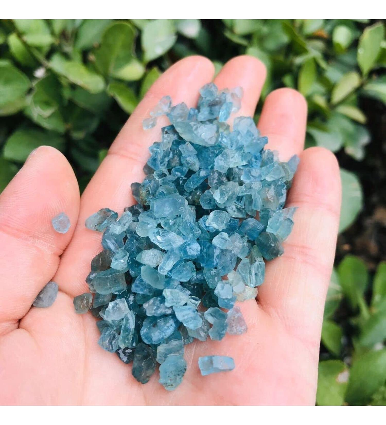100G Rough Gemstone Natural Blue Apatite Raw Stone Gravels Can be Used for (Color : 100G) JZIGTDEM - Buy Online on GoSupps.com