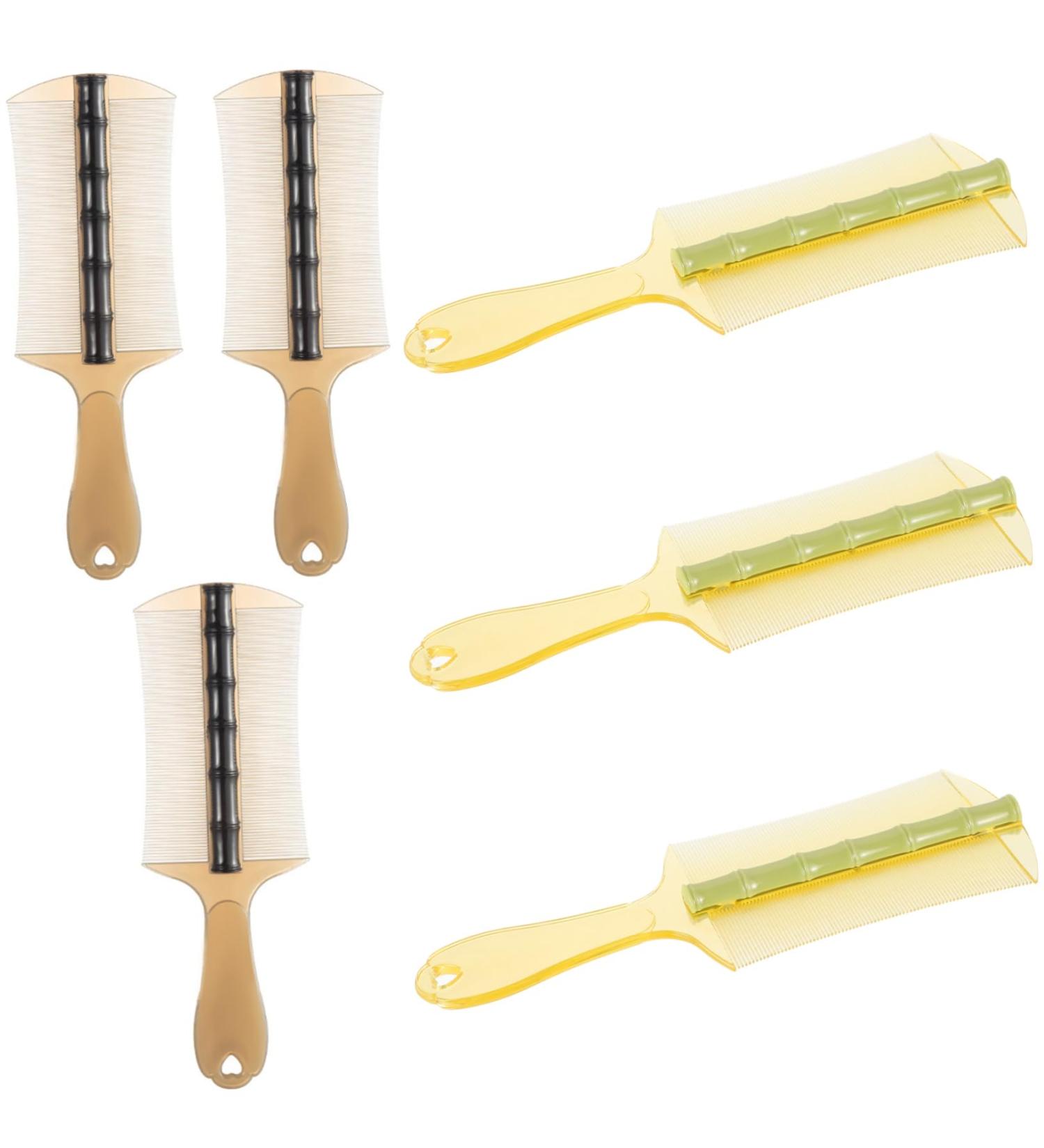 SAFIGLE 6pi ces Peigne pour Chevelu Sec avec Dents Fines limine les Pellicules Lentes Manche Long pour Cheveux pais Outil de Toilettage pour Gar on Fille Adultes et Animaux - Buy Online on GoSupps.com