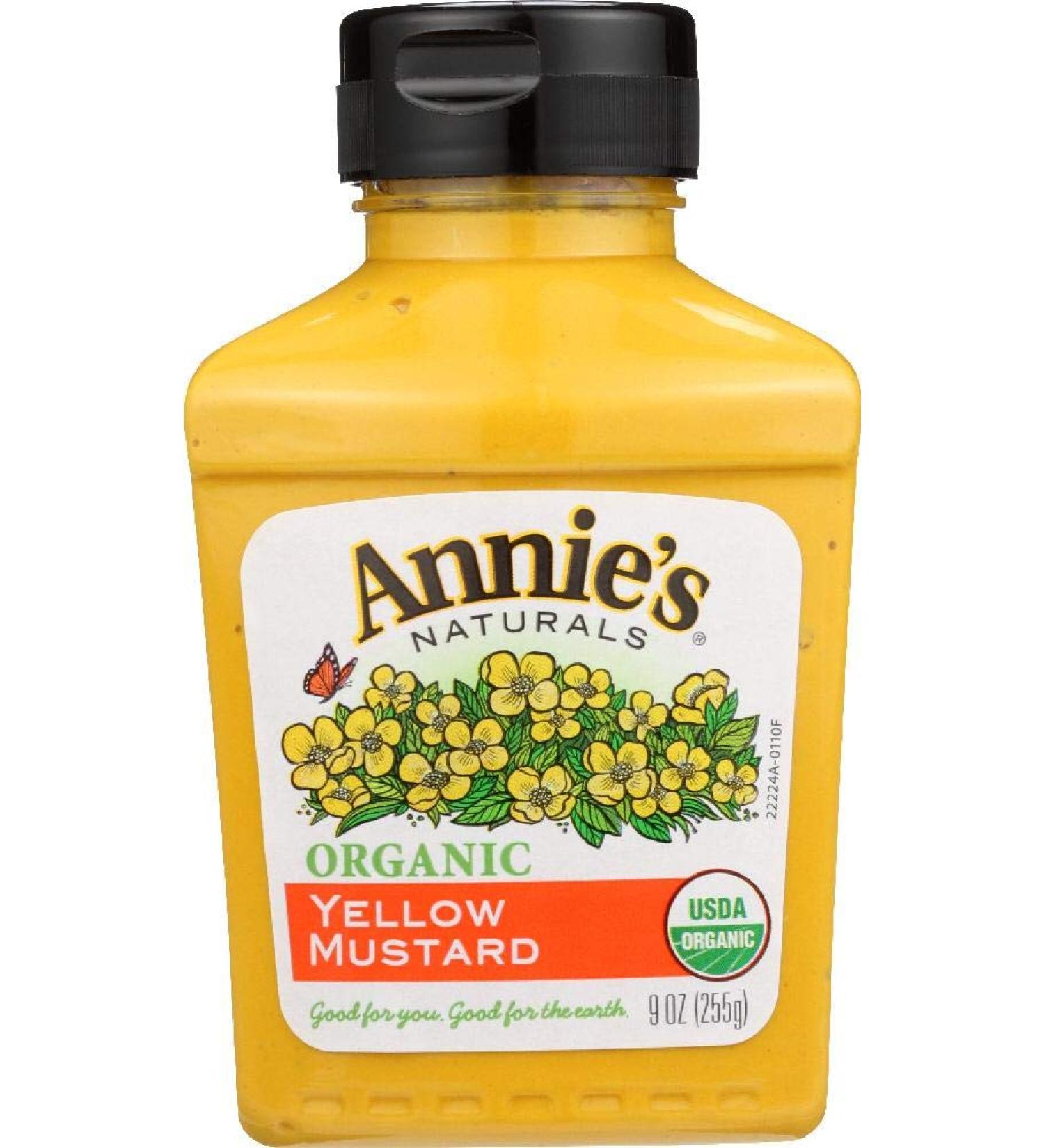 Annie's Naturals Organic Yellow Mustard - 9 fl oz2