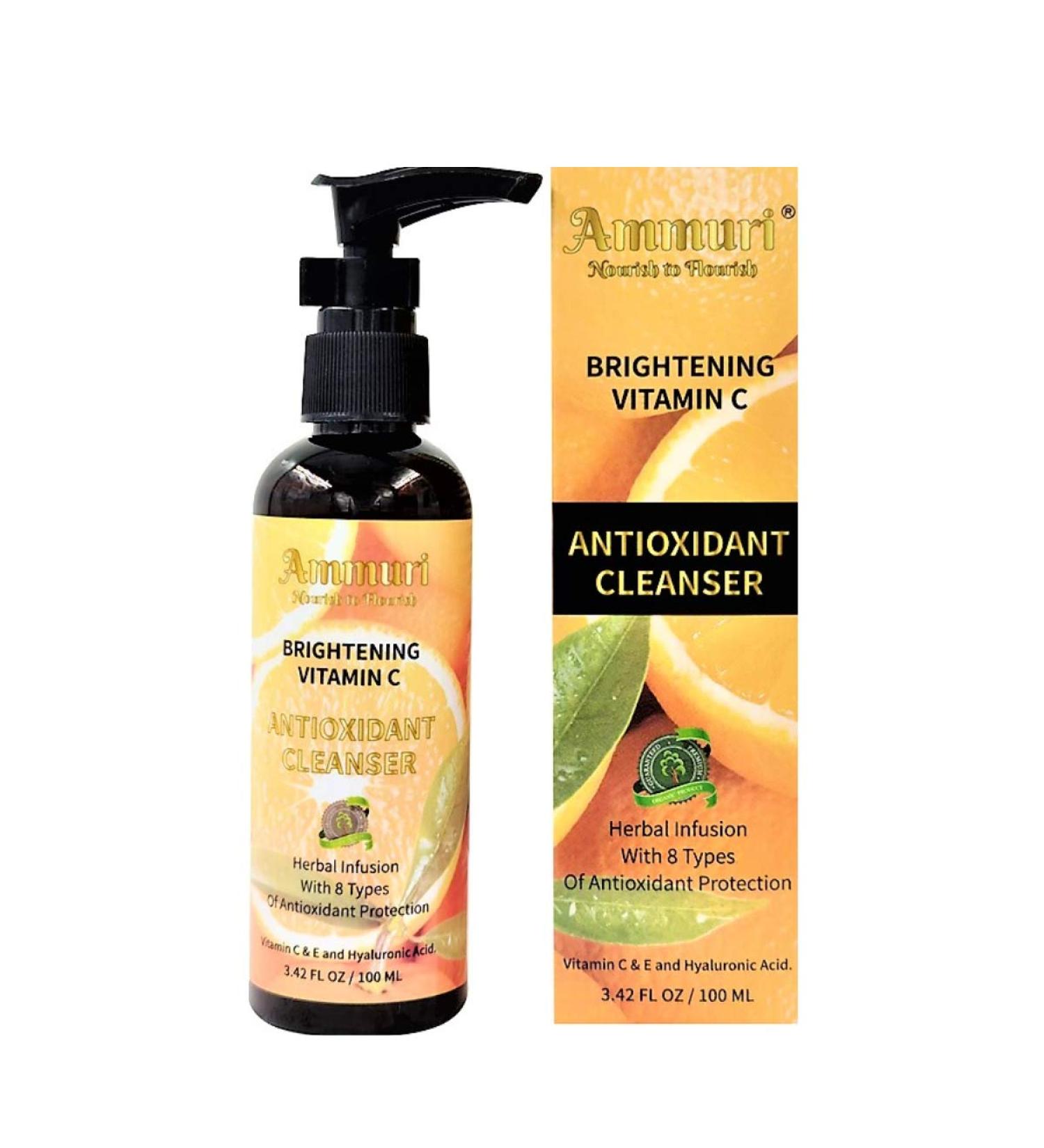 Vitamin C Cleanser for Face with Hyaluronic Acid Cleansing Facial Wash Cleanser Powerful Antioxidant Reduce Dark Spots & Skin Brightening Fine Lines & Wrinkles Face Cleanser for Acne Prone Skin - Buy Online on GoSupps.com