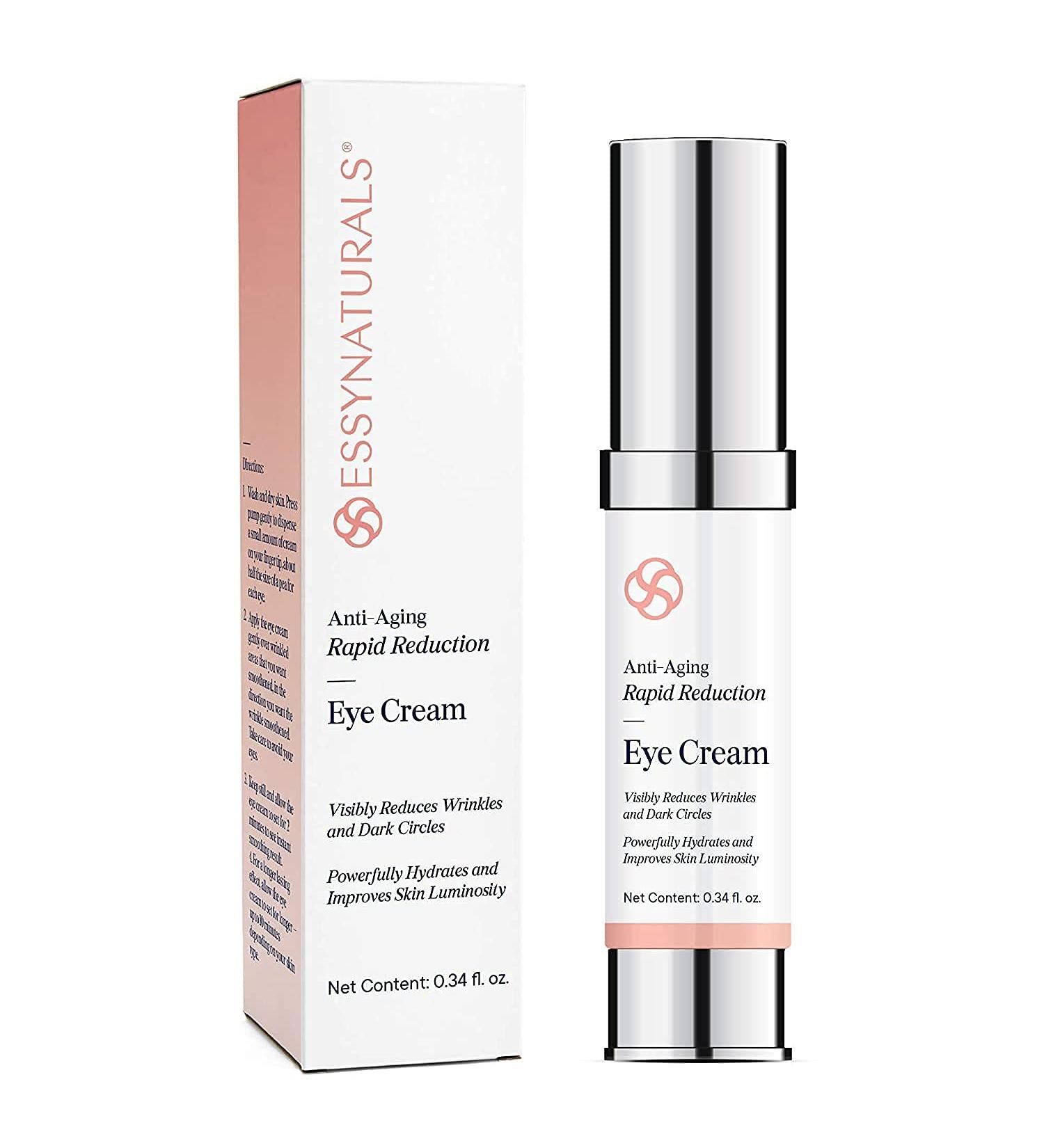 EssyNaturals Anti-Aging Eye Cream - Instantly Reduces Wrinkles, Dark Circles & Bags - Buy Online on GoSupps.com