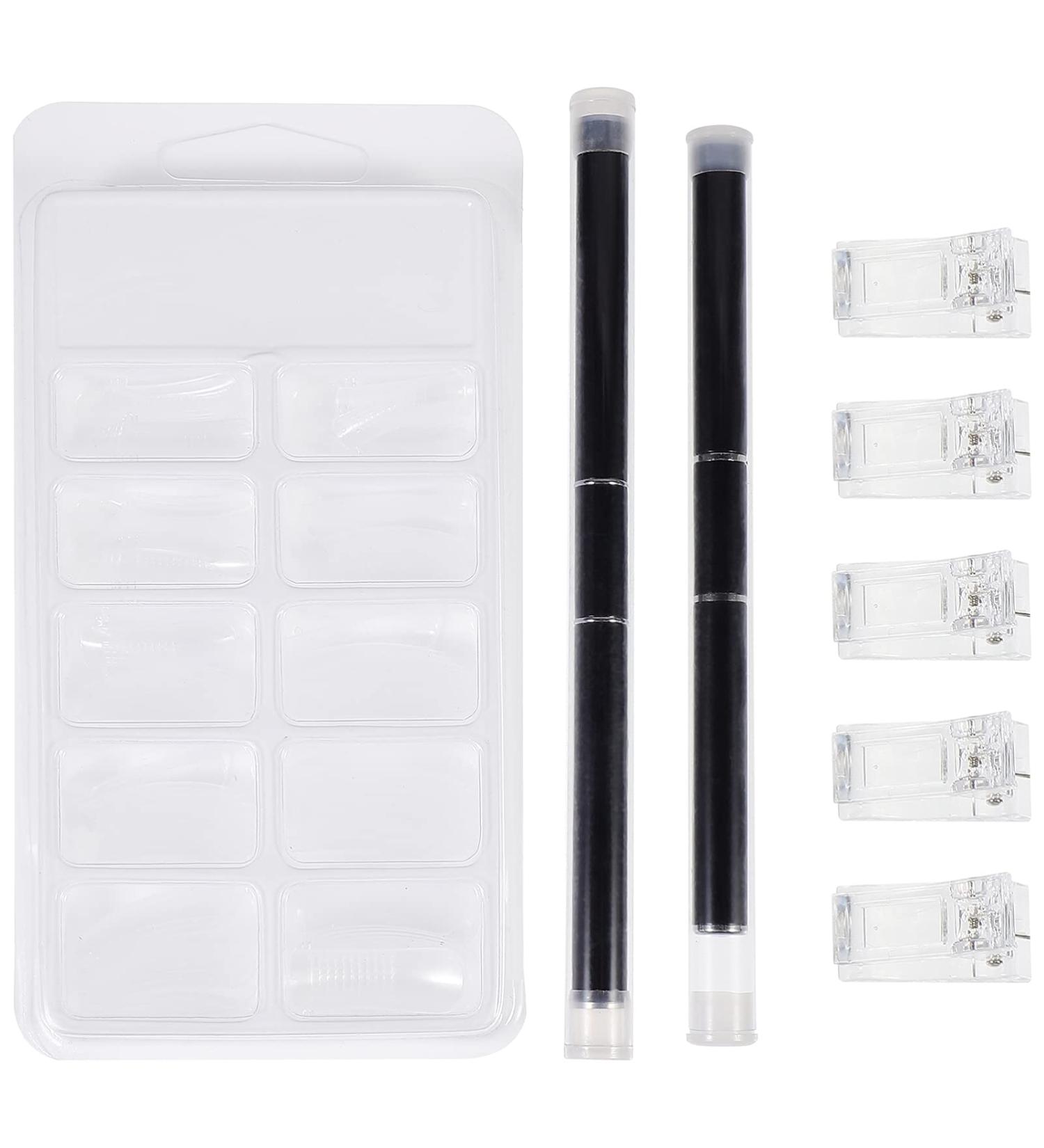 Minkissy 1 Set Nail Extension Set Led Builder Clamps Nail Tech Accessories Nail Form Clips Finger Extension Manicure Tool Nail Kits Builder Assistant Tool Aluminum Alloy Self Made Extend - Buy Online on GoSupps.com