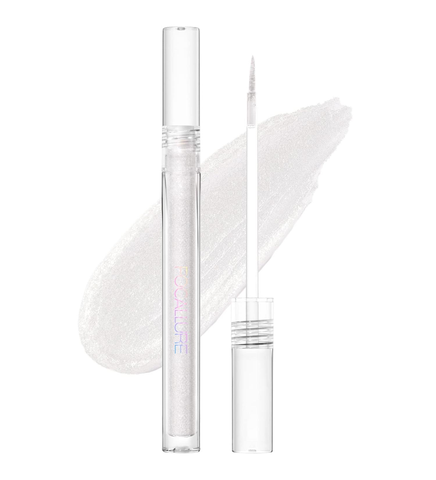 FOCALLURE Glittering Liquid Eyeshadow - High-Impact, Long Lasting, Quick-Drying, Crease Resistant - 01 Gray Lily - Buy Online on GoSupps.com