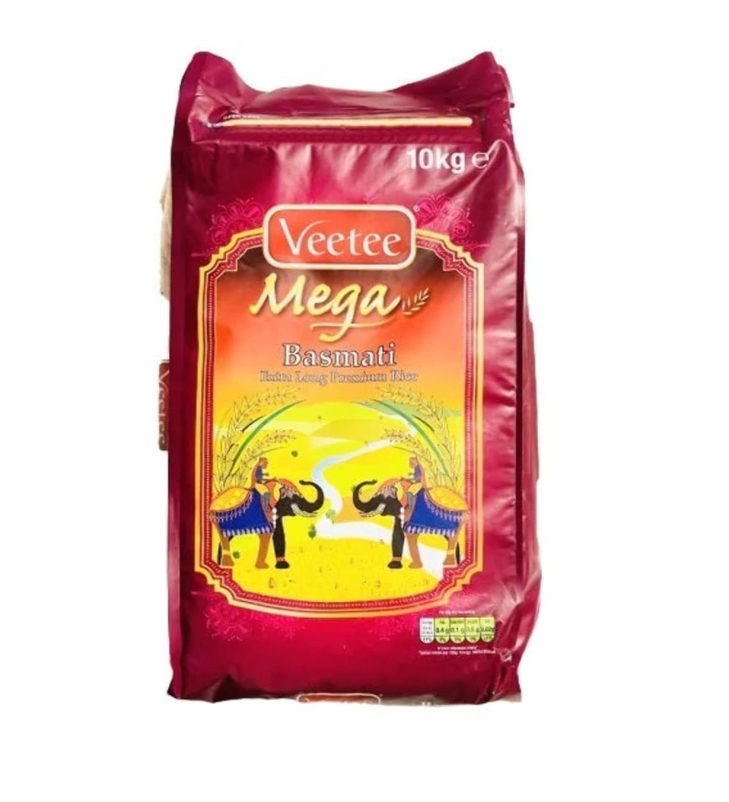 MASVeetee Mega Long Basmati Rice 10kg-Fd