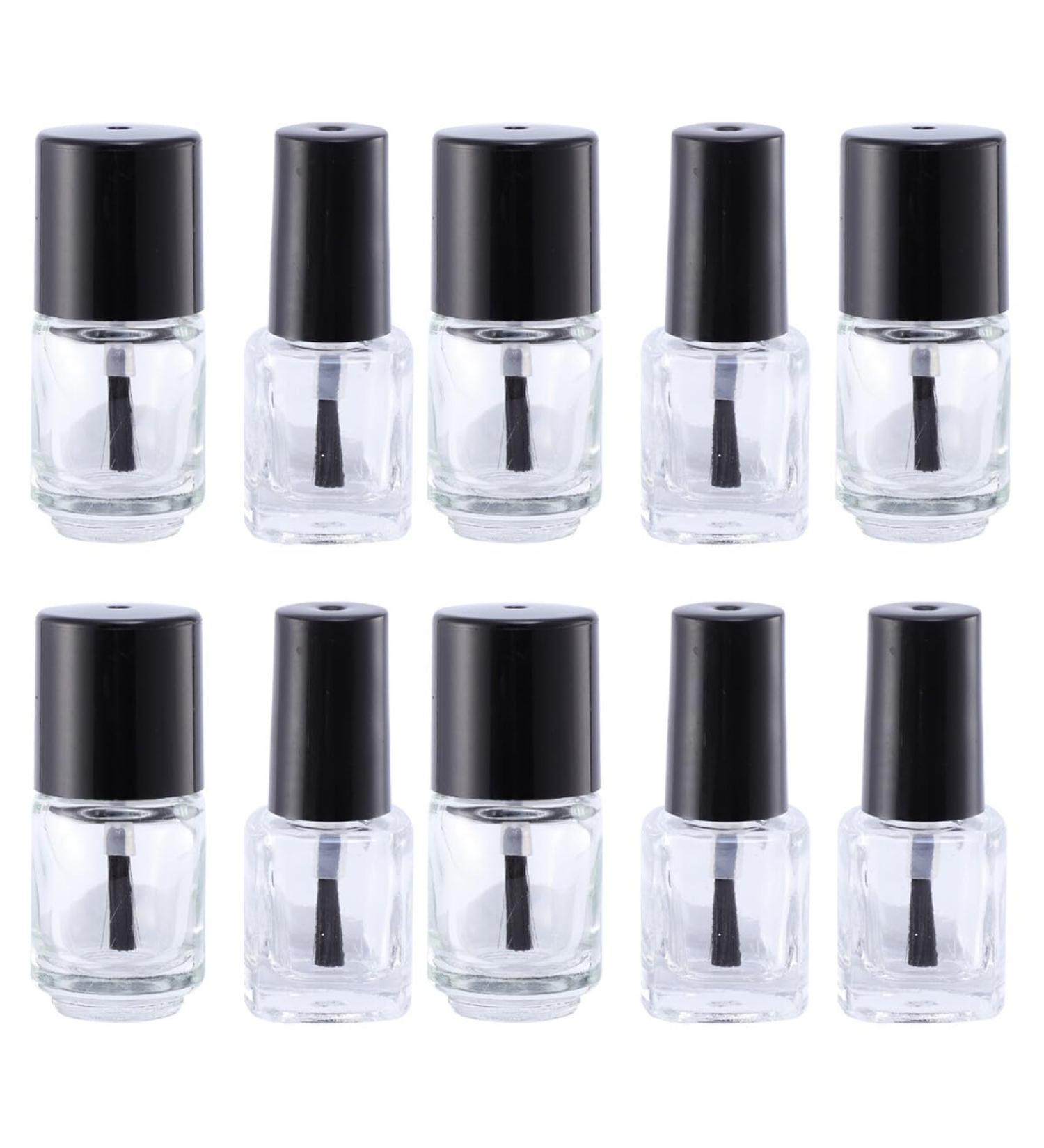  POPETPOP POPETPOP Nail Gel Nail Polish Replacement Bottle 20 Pieces Travel Glass Round Glass - Buy Online on GoSupps.com