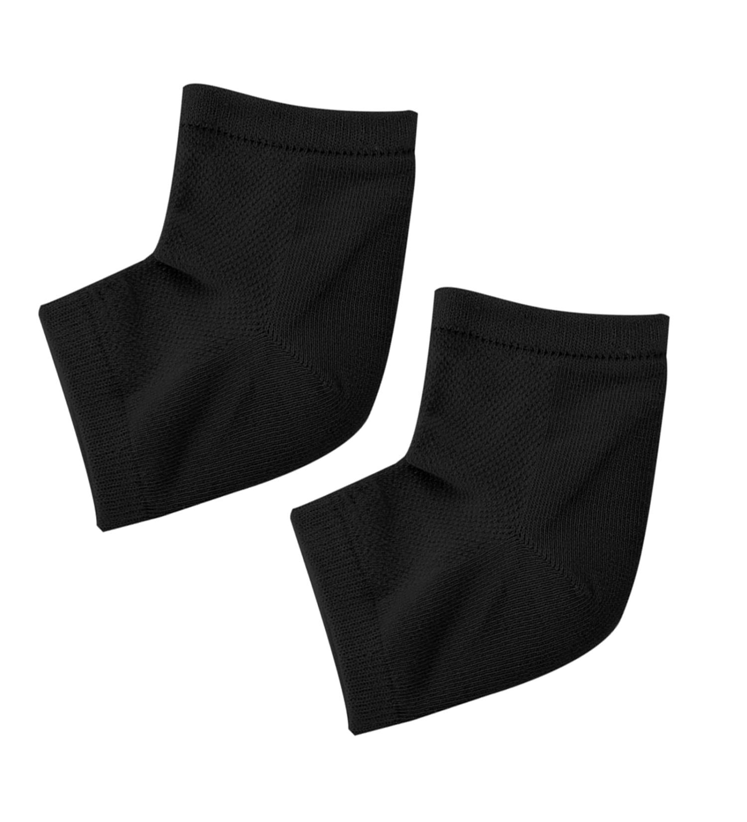Verdant Touch Pain Relief Socks Gel Heel Foot Care Socks Moisturizing Heel Protective Sleeves Half Pain Relief Socks Black - Buy Online on GoSupps.com