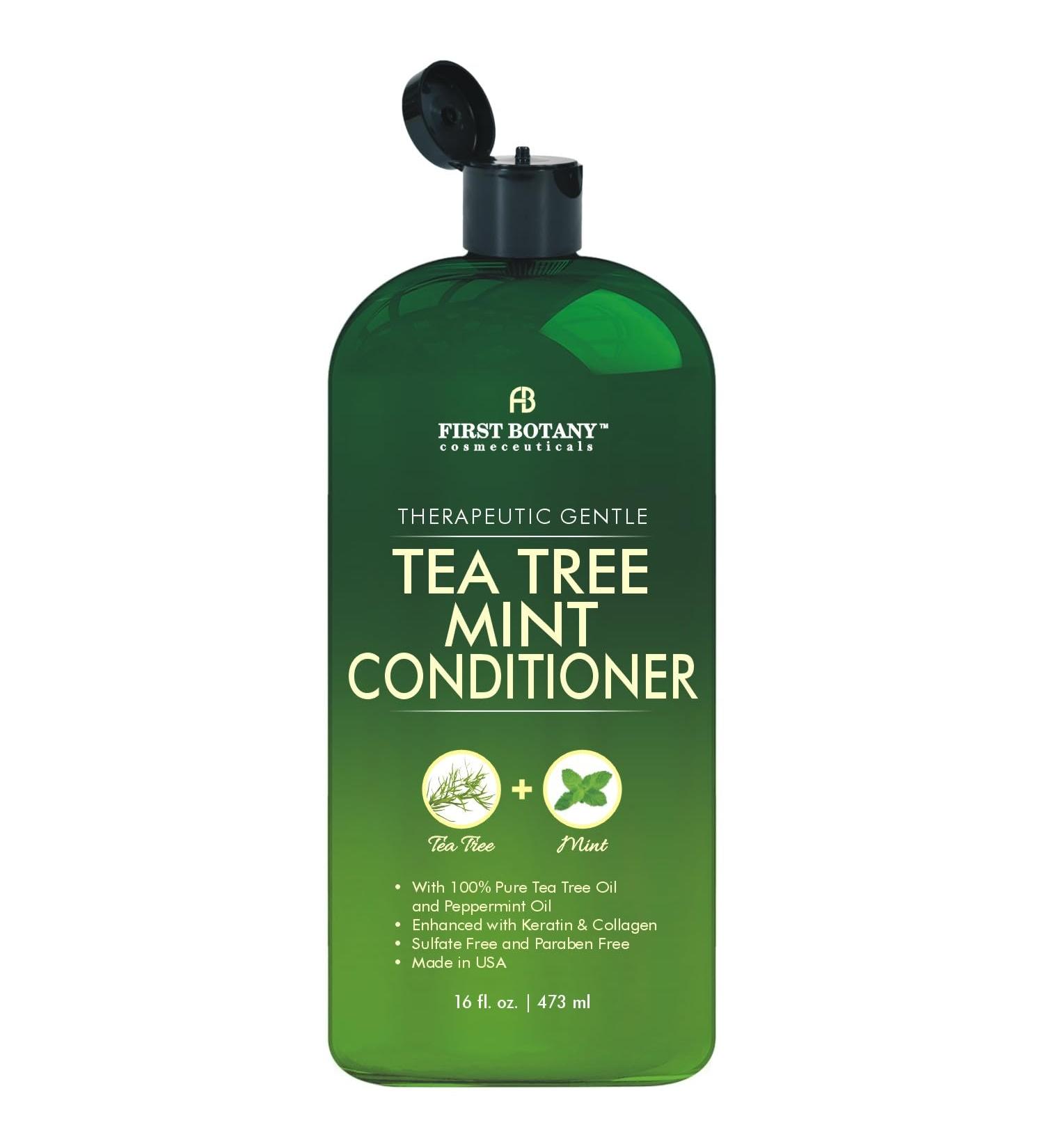 Buy First Botany Tea Tree Oil Conditioner 16 fl oz | Anti Dandruff & Itchy Scalp Relief | Sulfate & Paraben Free | Prevents Head Lice & Thinning Hair - International Shipping - Buy Online on GoSupps.com