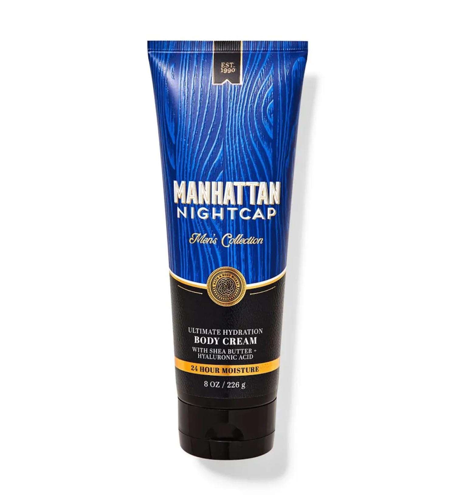 Bath and Body Works Body Cream Men 8 oz (Manhattan Nightcap)