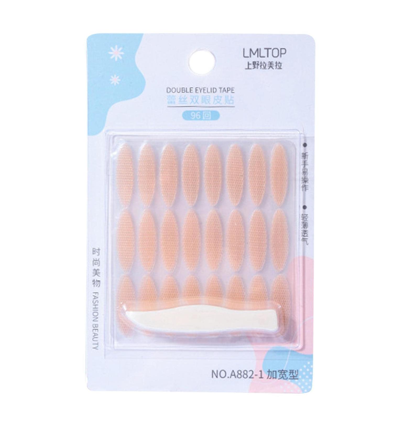 Double Eyelid Tape - Invisible Waterproof Double Eyelid Tape | Natural Fiber Eyelid Lifter Strips Eye Lift Tape for Droopy Lids Hooded Eyes Aviere Widened - Buy Online on GoSupps.com