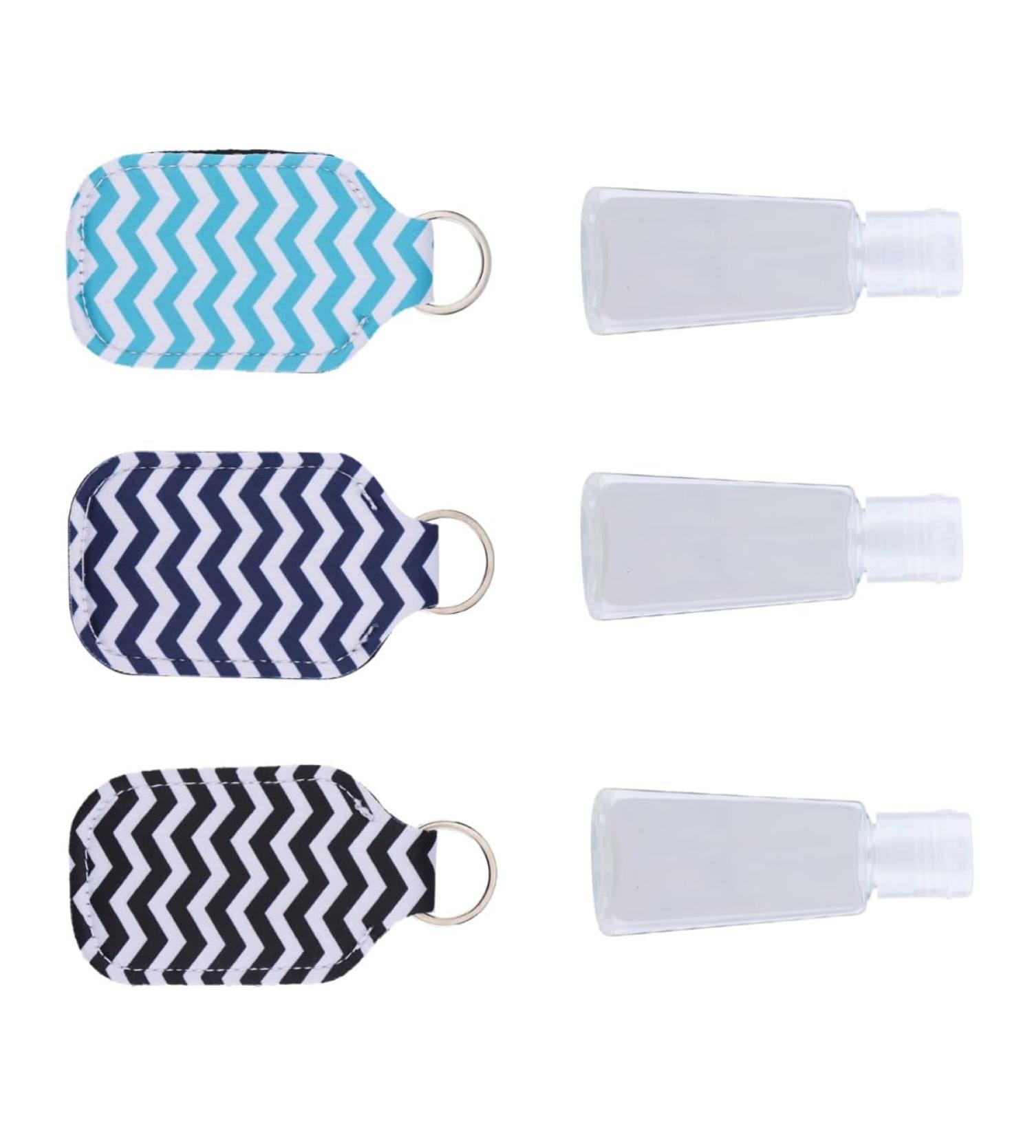 Gleavi 6-Pack Neoprene Bottle Covers | Refillable Lip Glitter & Mini Lipstick Holders | International Shipping Available - Buy Online on GoSupps.com