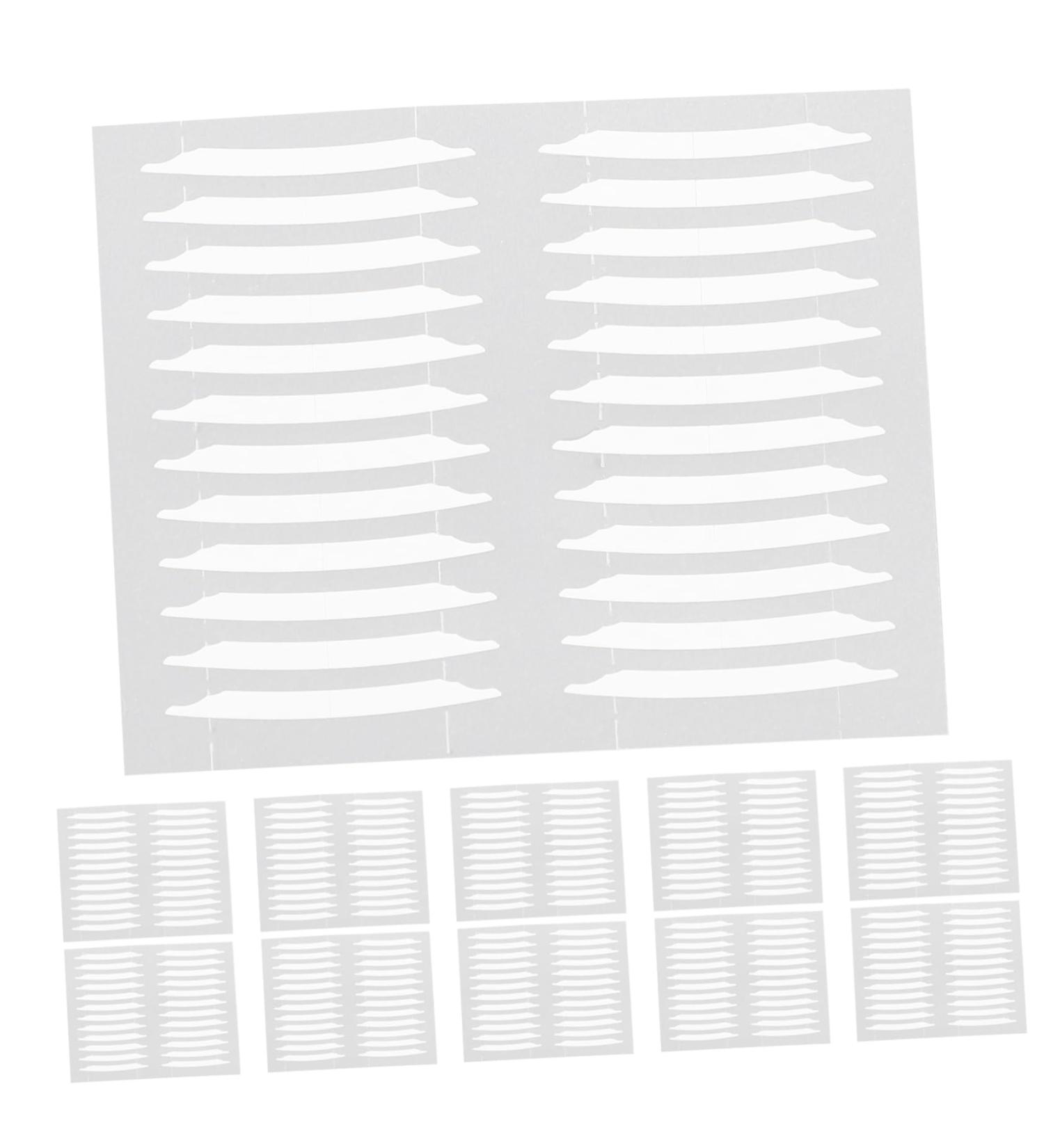 DRESSOOS Korean Makeup 30 Sheets Double Sided Double Eyelid Sticker Makeup Stickers Natural Invisible Eyelid Strips Eyes - Buy Online on GoSupps.com