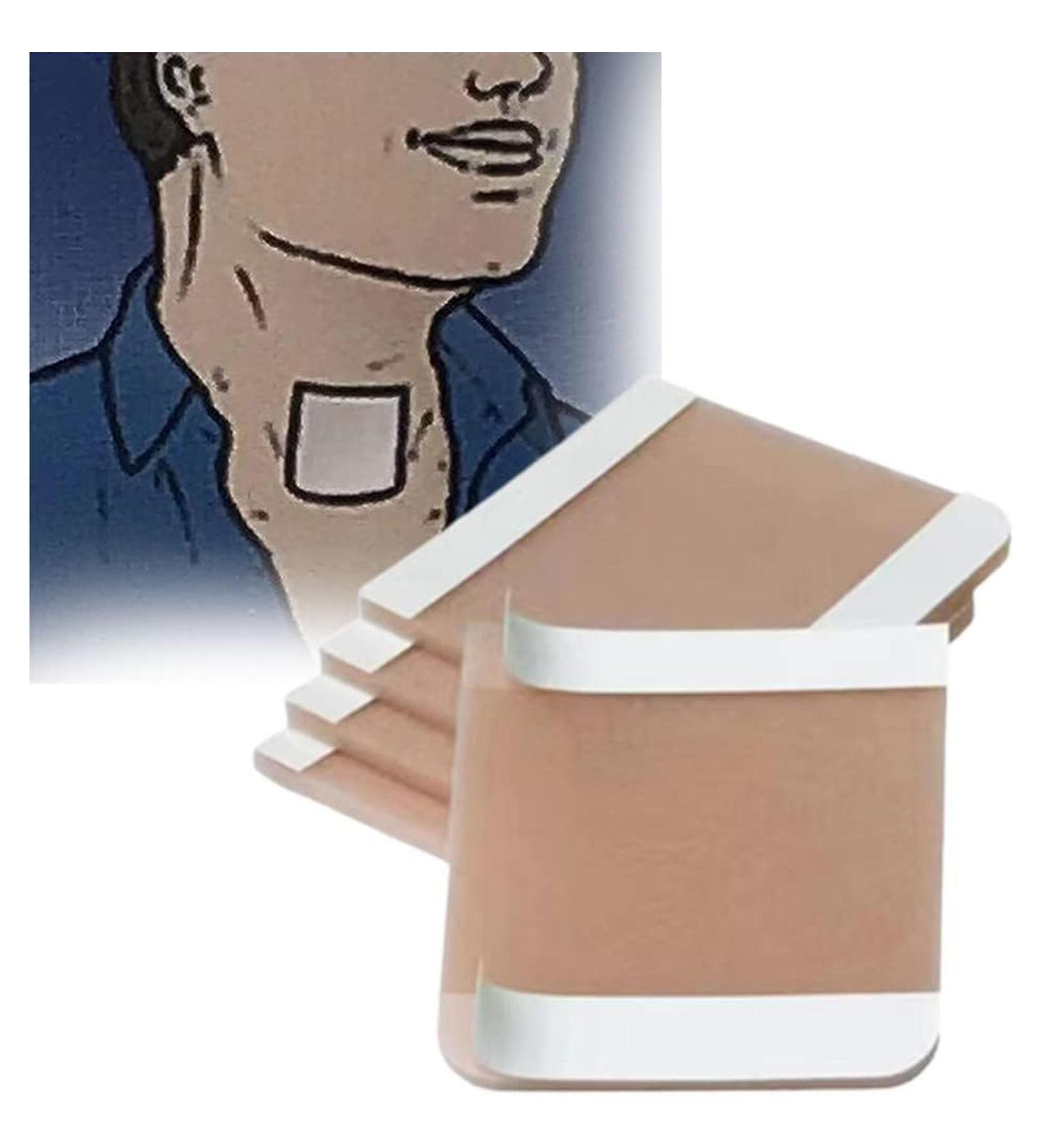 Gnbow Laryngectomy Tracheostomy Air Tubes - 30PCs Medical Stoma Protection Cover Breathable Neck Sticker & Incision Protection - Buy Online on GoSupps.com