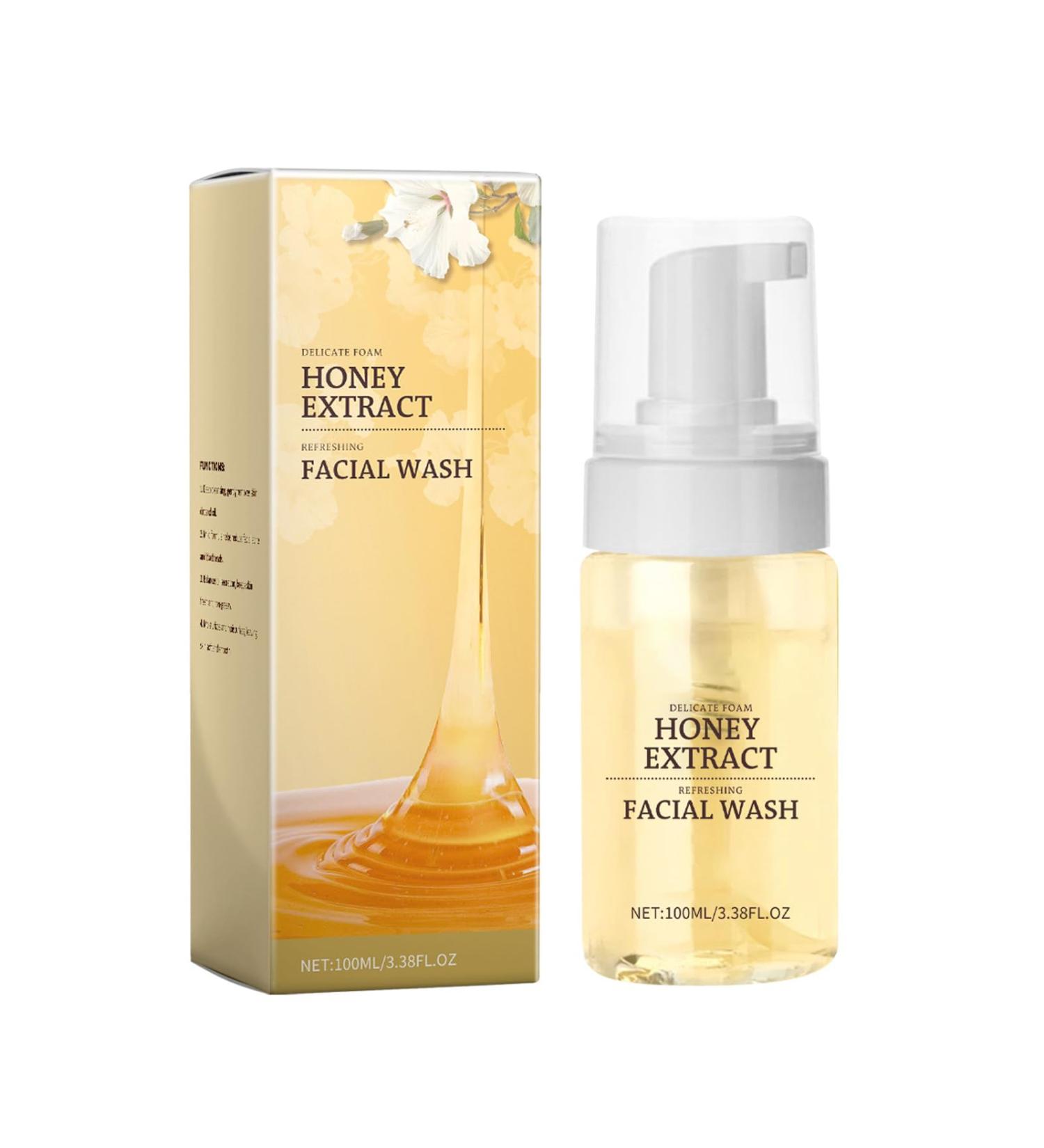 Shantou Yingji Facial cleanser with honey extract mild facial cleanser antiacne washing gel for the face for deep pore cleansing moisturizing care and hydration mild and nonirritating - Buy Online on GoSupps.com