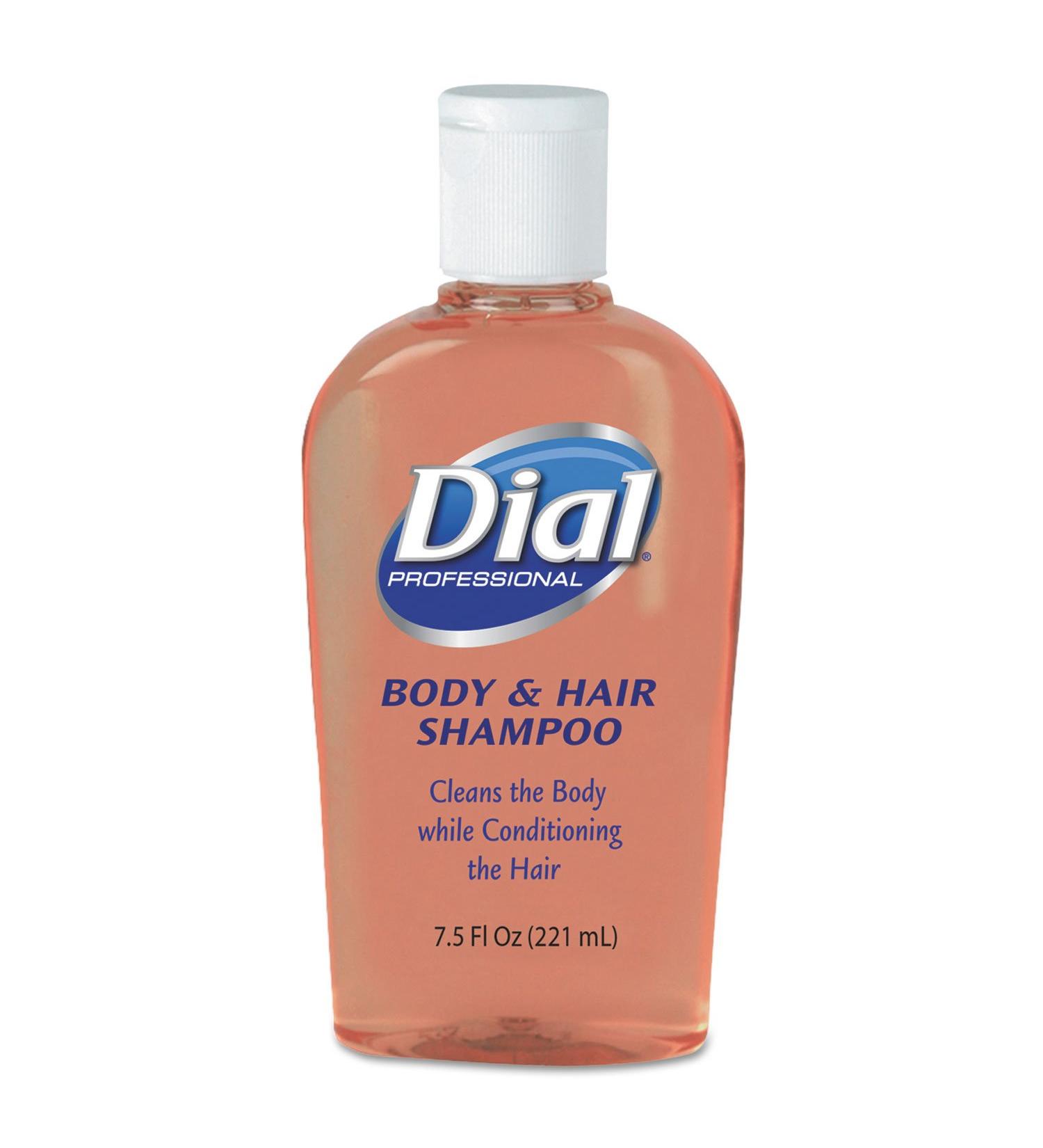 Dial Professional 04014 Body & Hair Care Peach Scent 7.5oz Flip-Cap Bottle 24/Carton