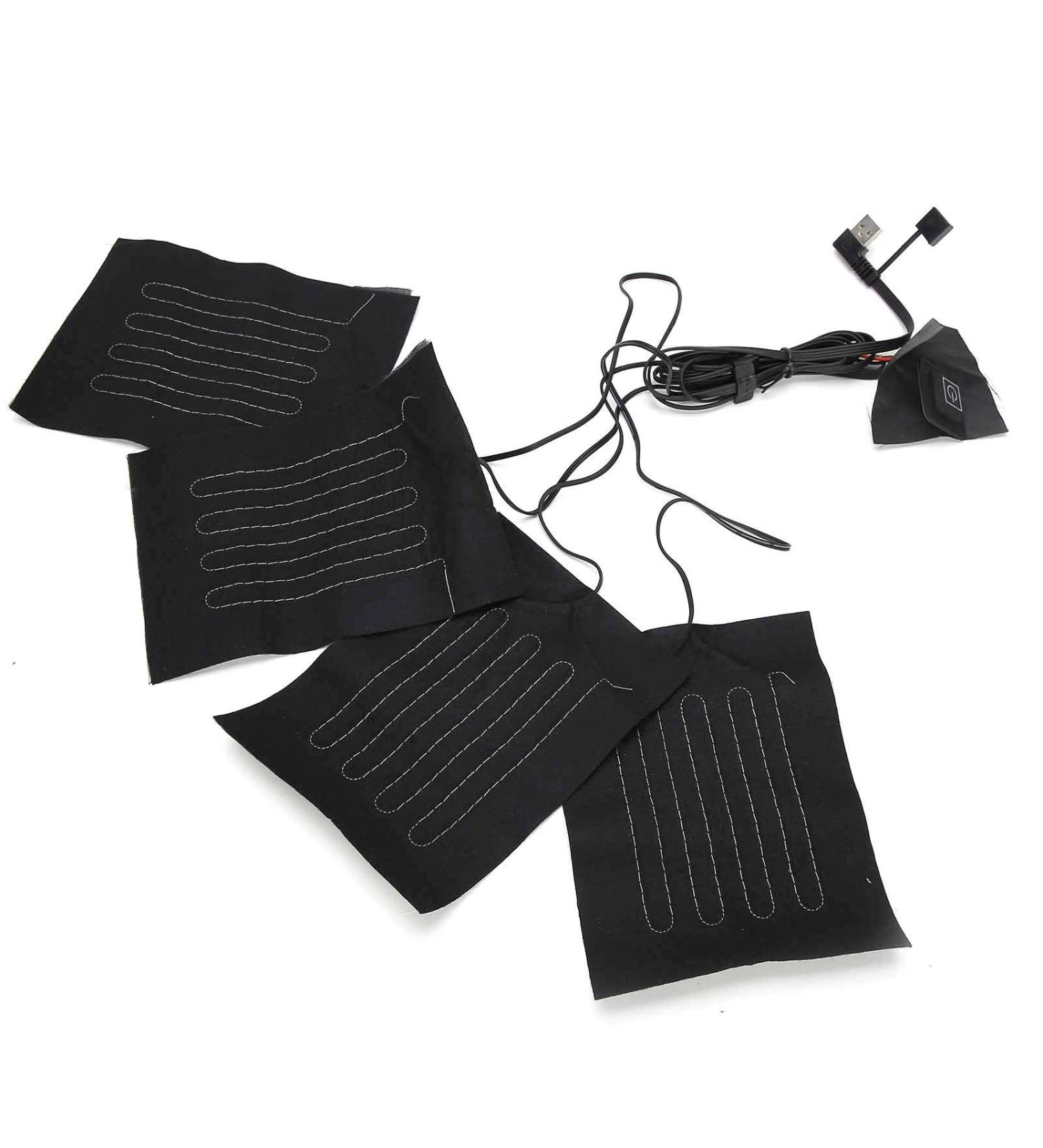 4 in 1 Electric Heating Pad - Adjustable Temperature USB Warmer Jacket & Vest | Waterproof Heat Pad for Pain Relief - Buy Online on GoSupps.com