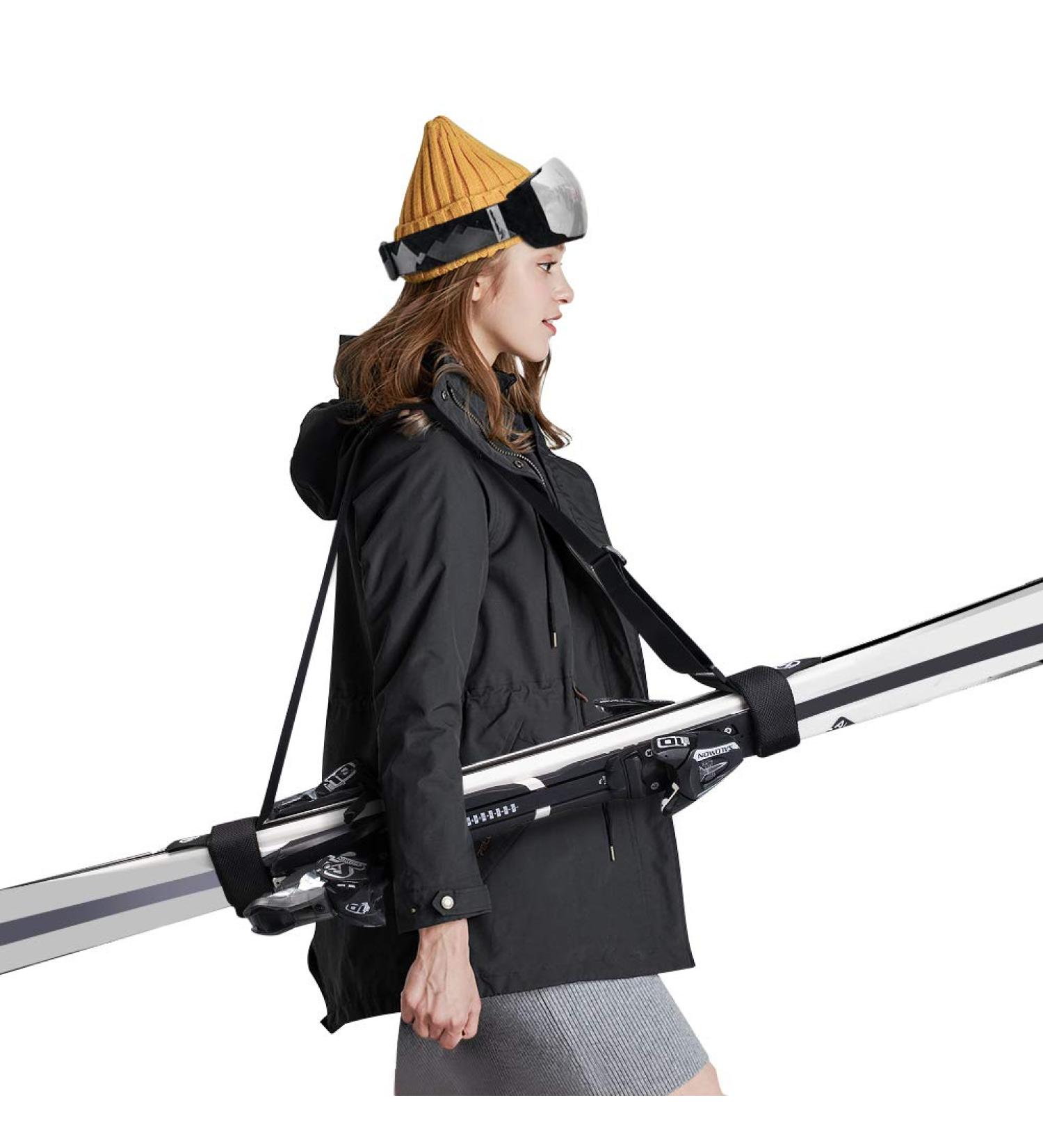OutdoorMaster Ski Strap - Shoulder Sling Carrier for Men, Women & Kids - Wide Strap with Shoulder Pad for Comfort - Buy Online on GoSupps.com